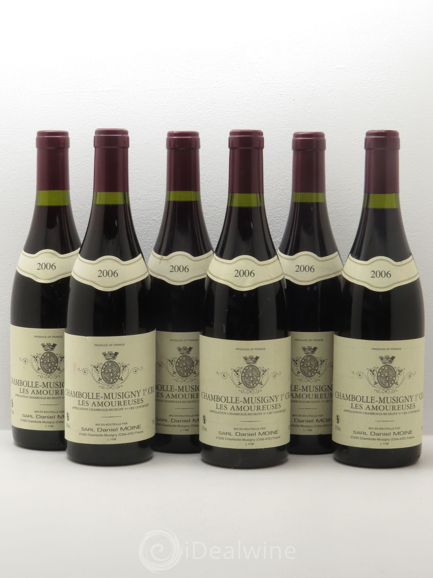 Chambolle-Musigny 1er Cru Daniel Moine 2006 - Lot de 6 bouteilles - 0