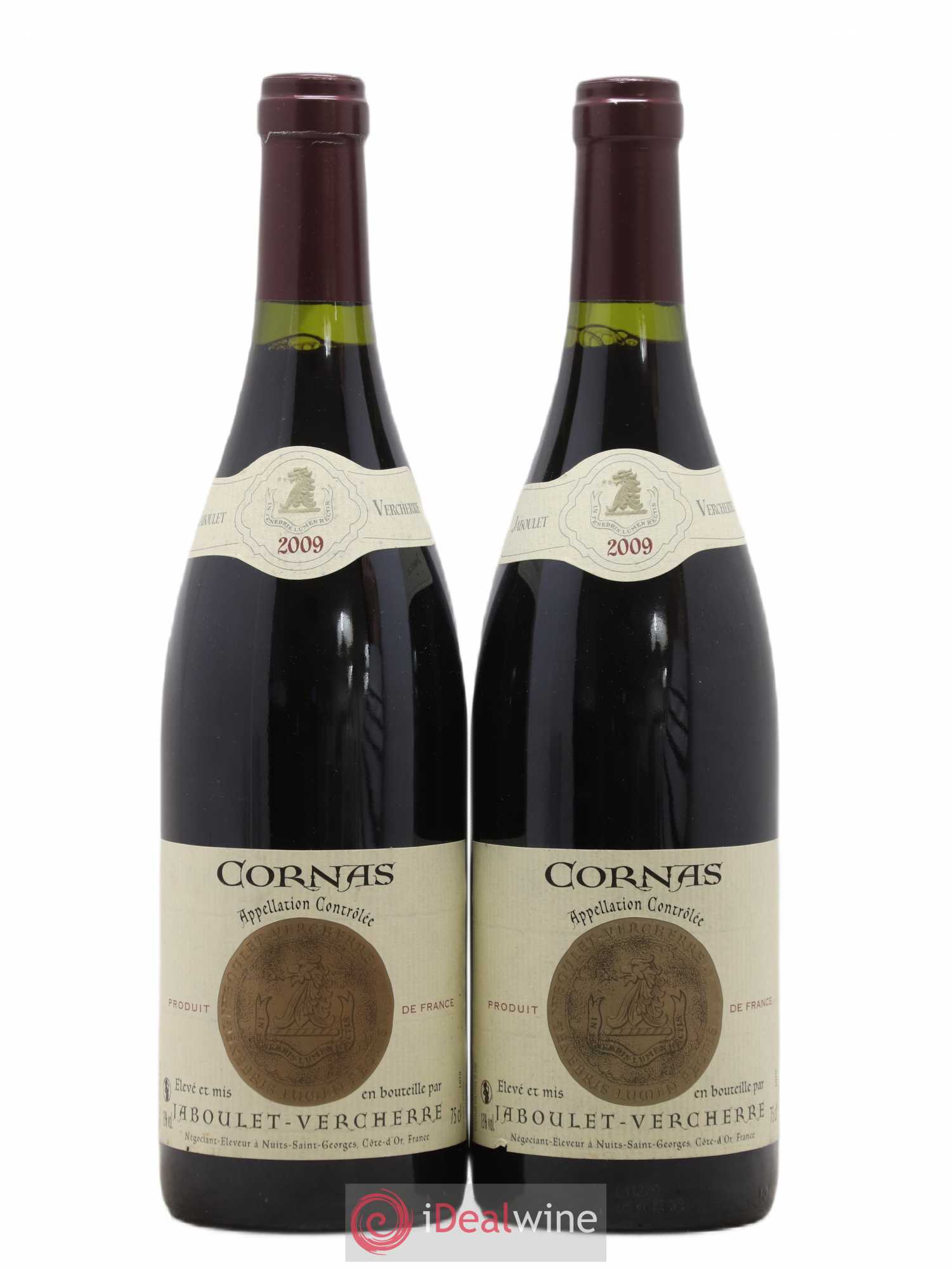 Cornas Jaboulet Vercherre (sans prix de réserve) 2009 - Posten von 2 Flaschen - 0