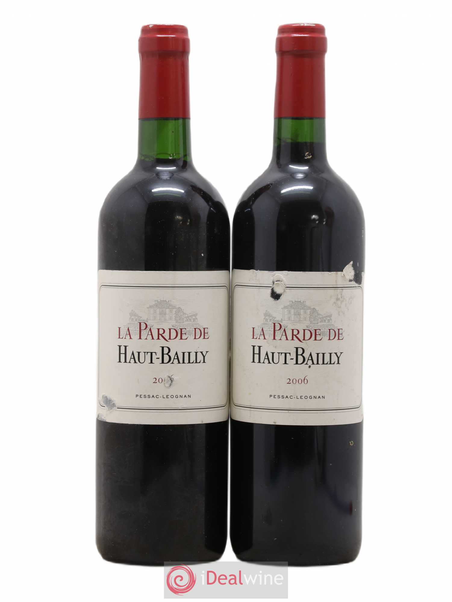 Haut Bailly II (Anciennement La Parde de Haut-Bailly) Second Vin 2006 - Lot de 2 bouteilles - 0