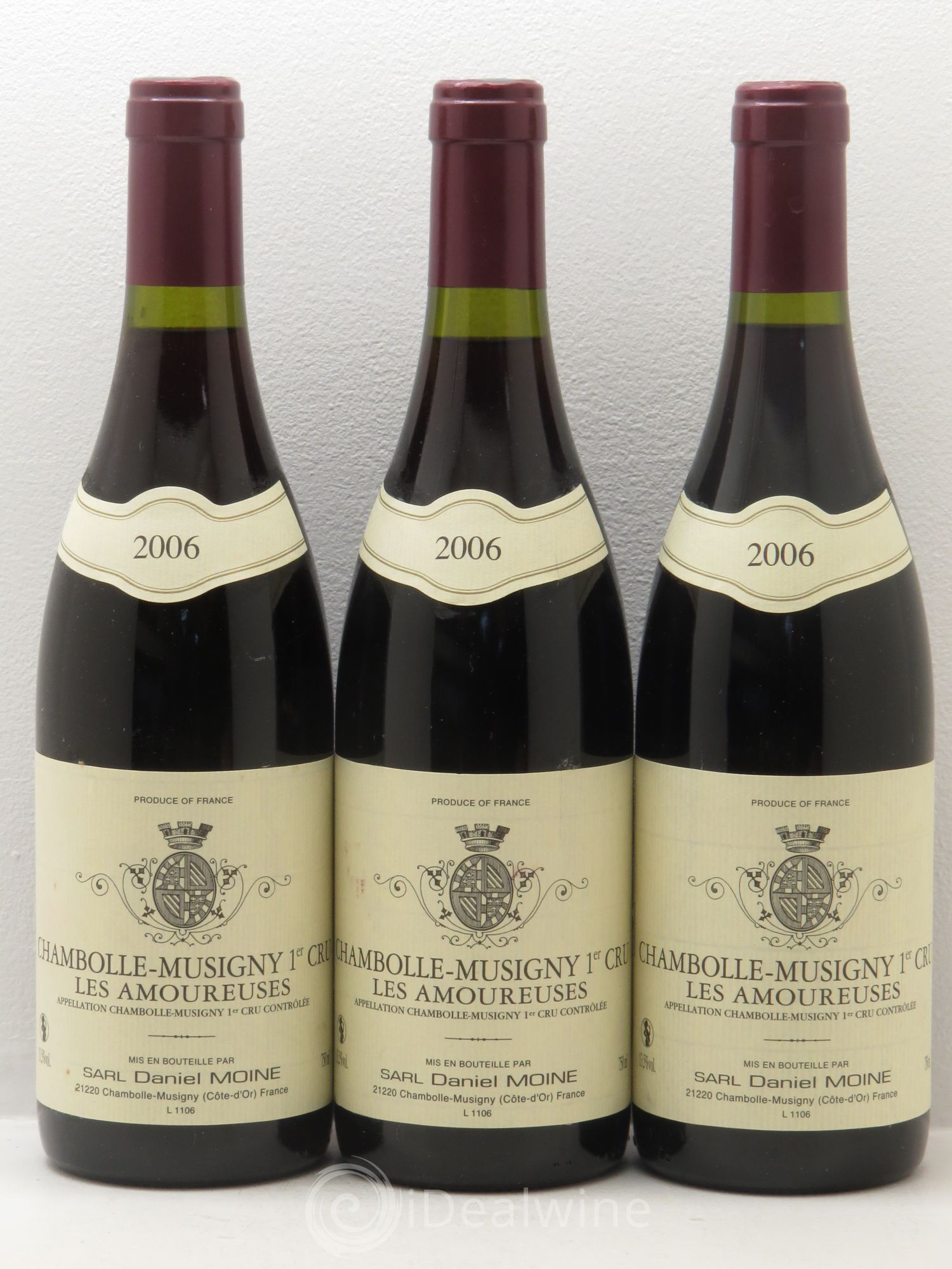 Chambolle-Musigny 1er Cru Daniel Moine 2006 - Lot de 6 bouteilles - 2