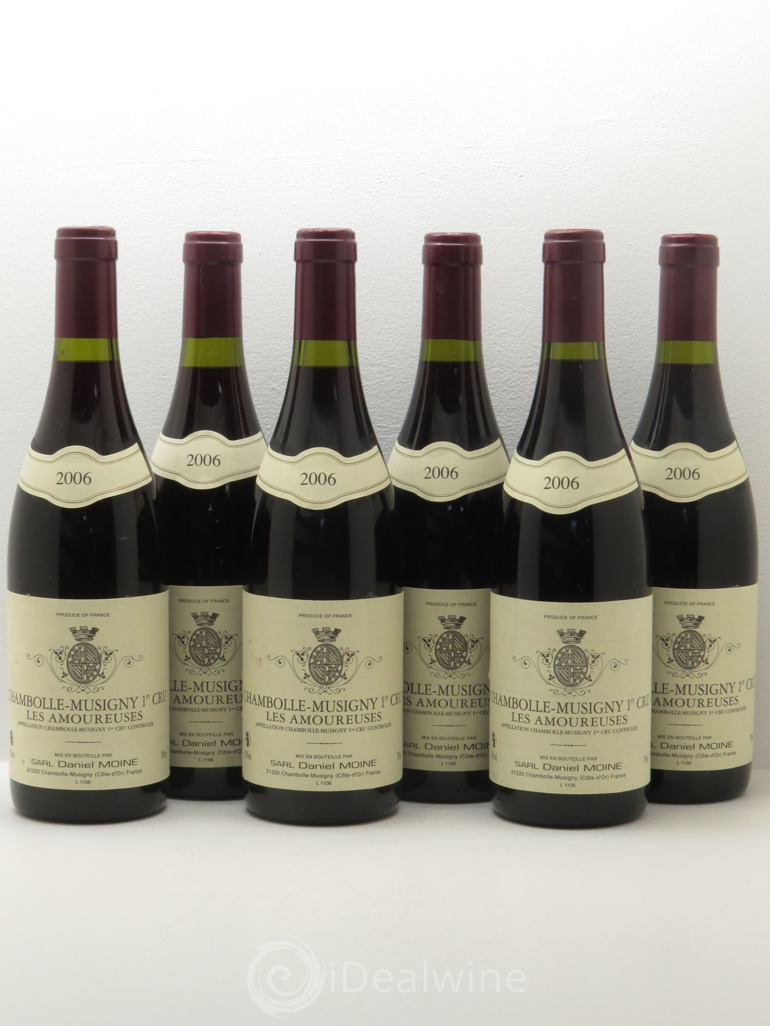 Chambolle-Musigny 1er Cru Daniel Moine 2006 - Lot de 6 bouteilles - 0