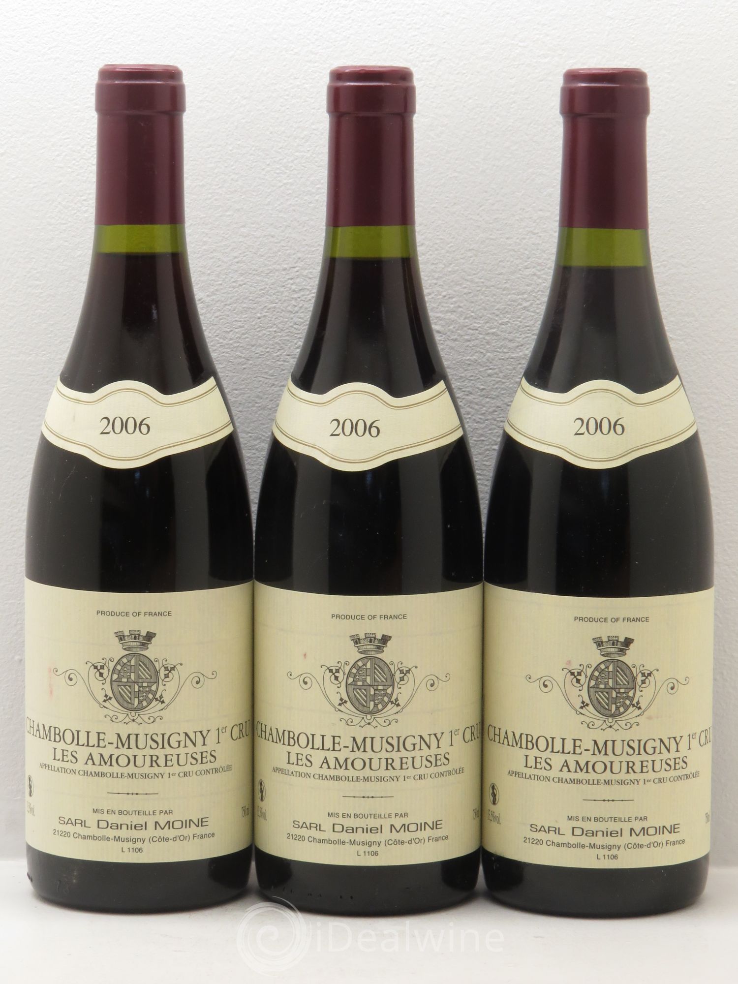 Chambolle-Musigny 1er Cru Daniel Moine 2006 - Lot de 6 bouteilles - 2