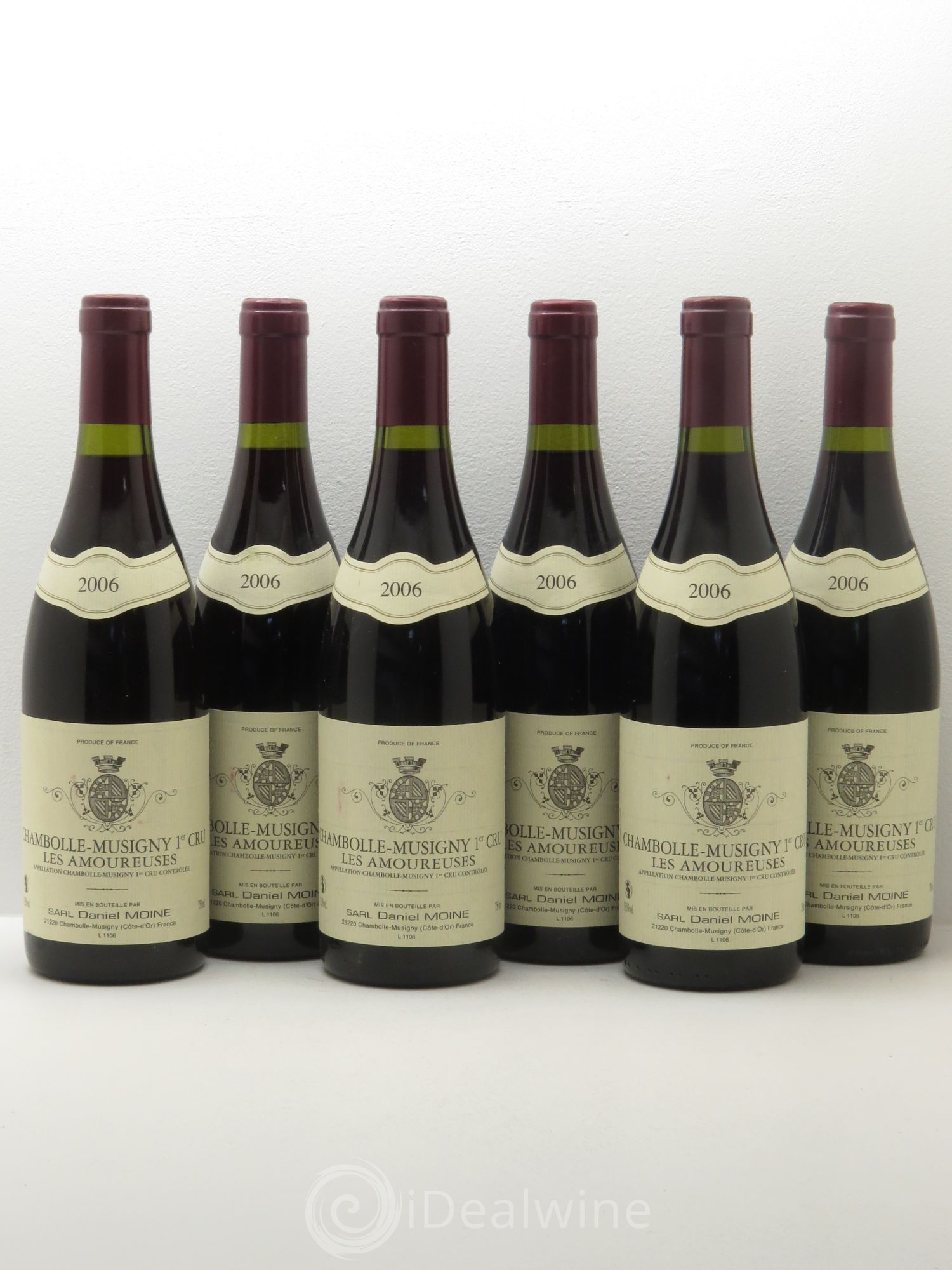 Chambolle-Musigny 1er Cru Daniel Moine 2006 - Lot de 6 bouteilles - 0