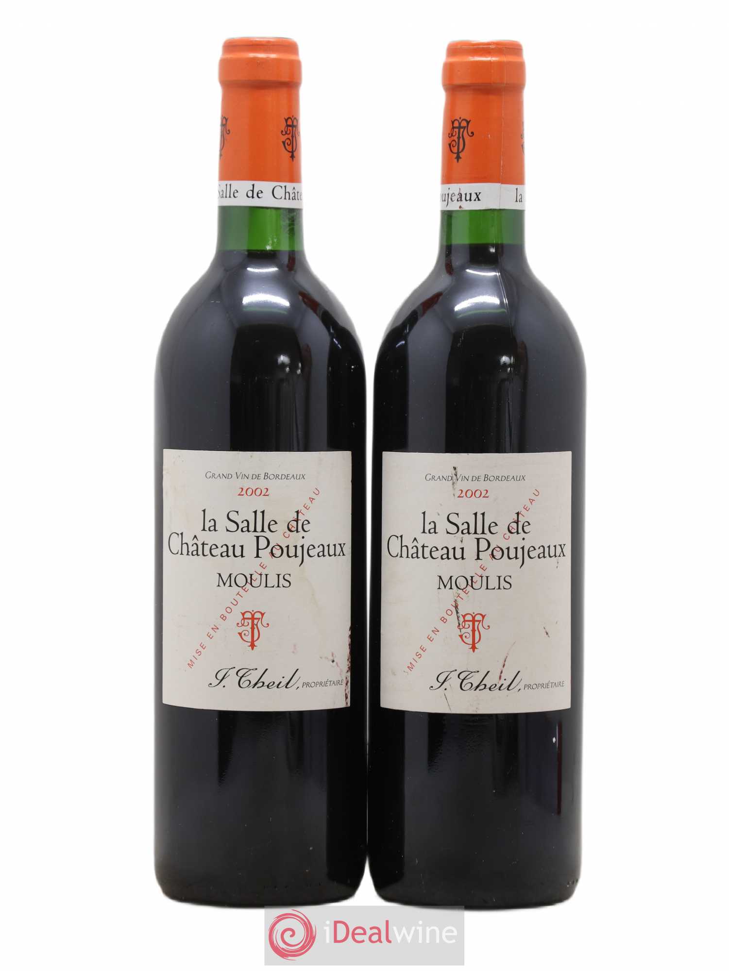 Moulis en Médoc La Salle de Château Poujeaux 2002 - Lot de 2 bouteilles - 0