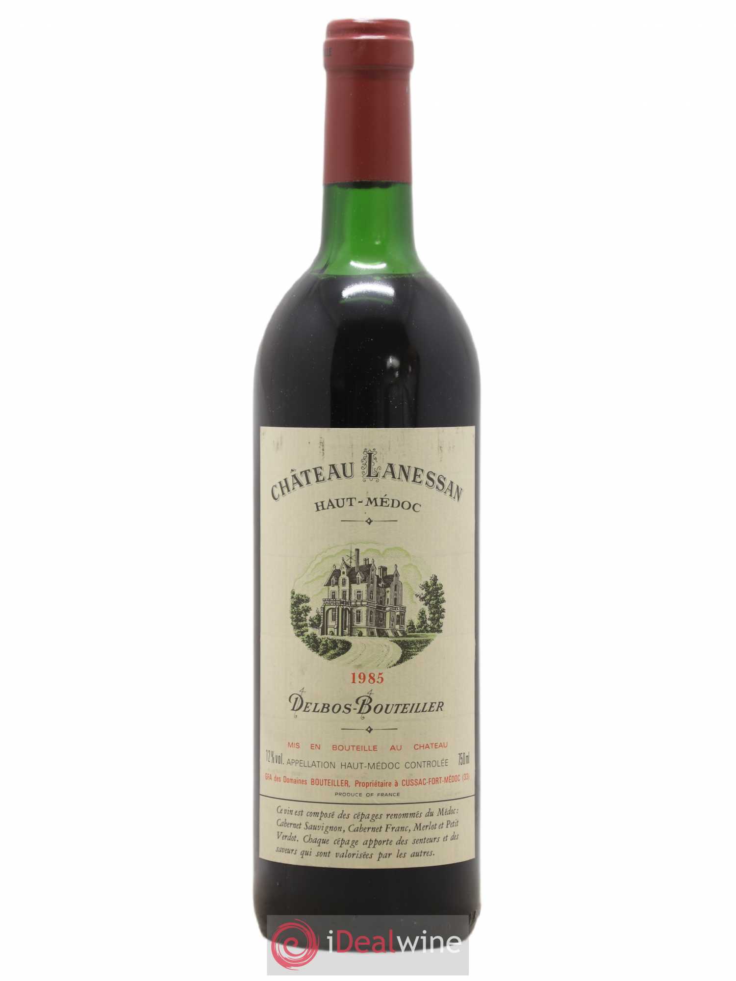 Château Lanessan Cru Bourgeois 1985 - Lot de 1 bouteille - 0