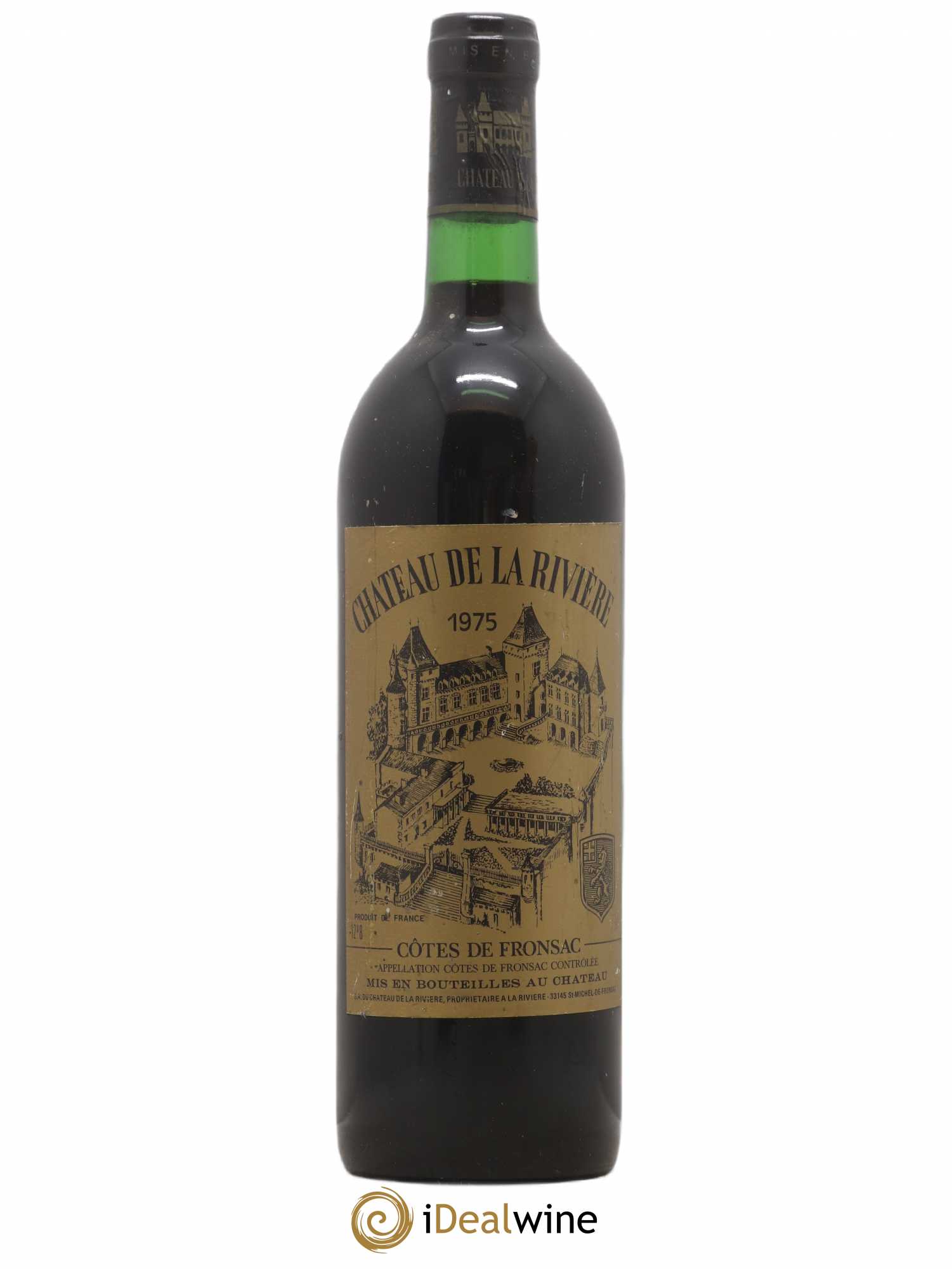 Château de La Rivière 1975 - Lot de 1 bouteille - 0