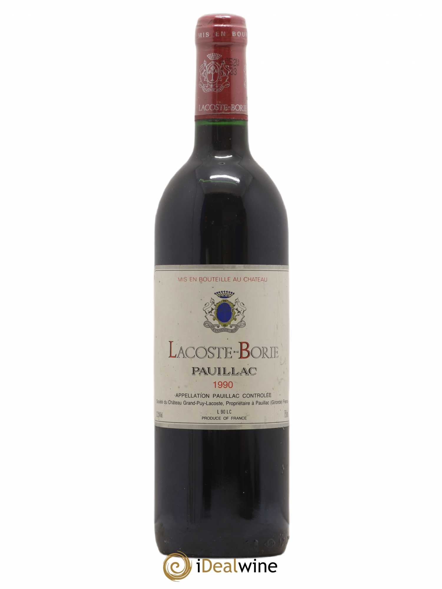 Lacoste Borie 1990 - Lot de 1 bouteille - 0