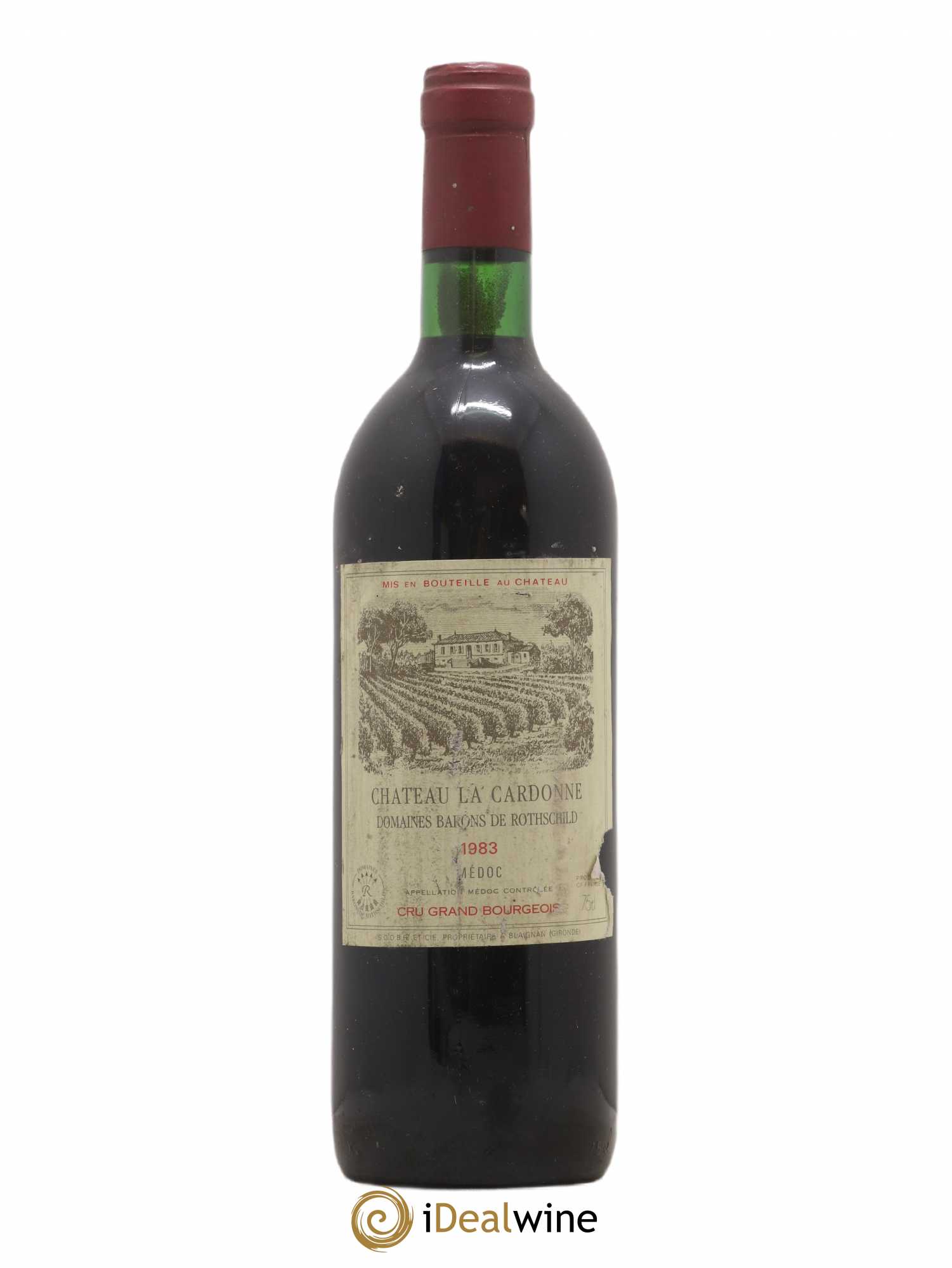 Château la Cardonne Cru Bourgeois 1983 - Lot de 1 bouteille - 0