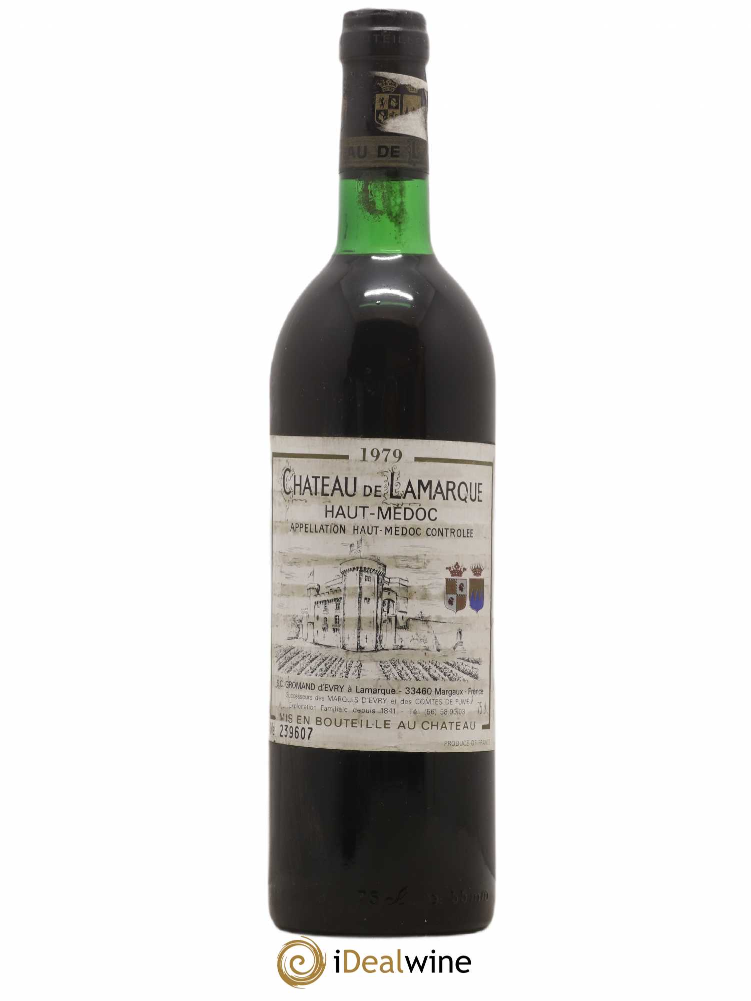 Château de Lamarque Cru Bourgeois 1979 - Lot de 1 bouteille - 0
