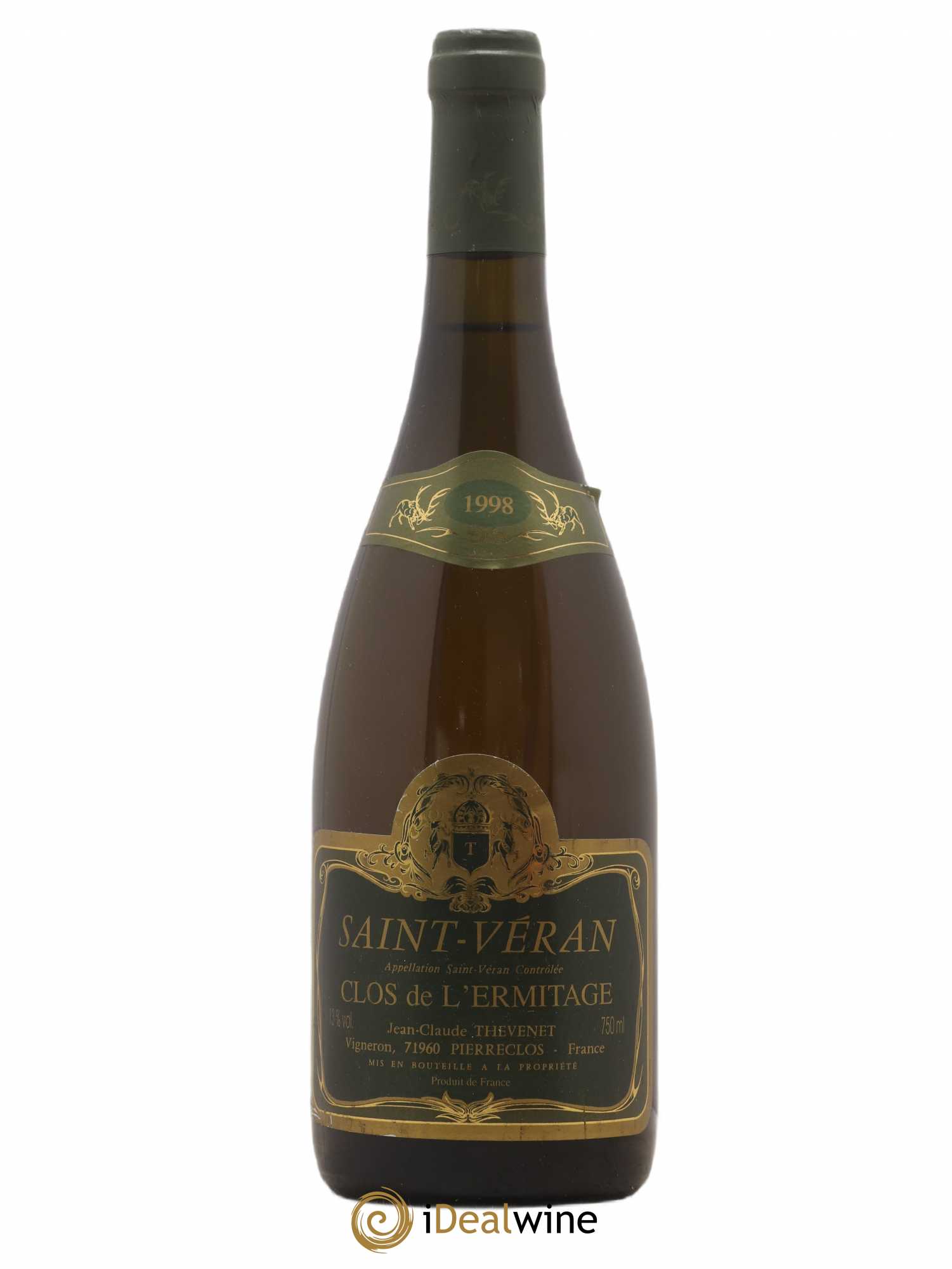 Saint-Véran Clos de l'Ermitage Domaine Thevenet 1998 - Posten von 1 Flasche - 0