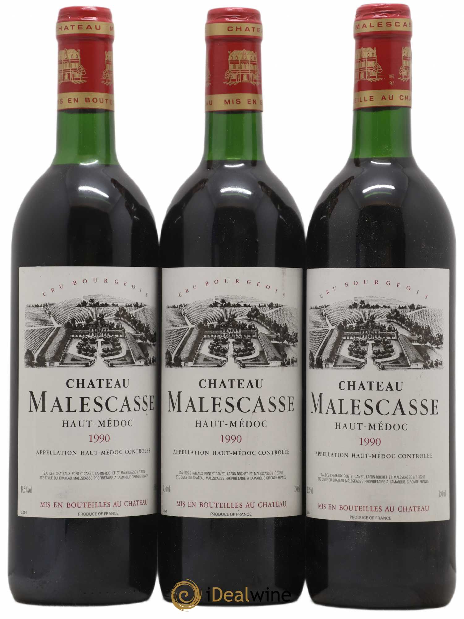 Château Malescasse Cru Bourgeois Exceptionnel 1990 - Lot de 6 bouteilles - 2