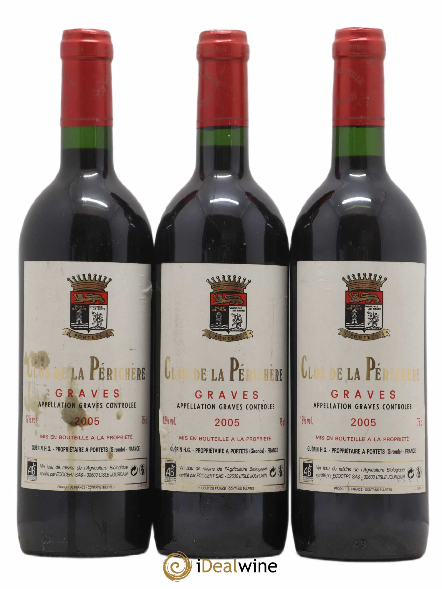 Graves Clos de la Périchère (sans prix de réserve) 2005 - Posten von 6 Flaschen - 1