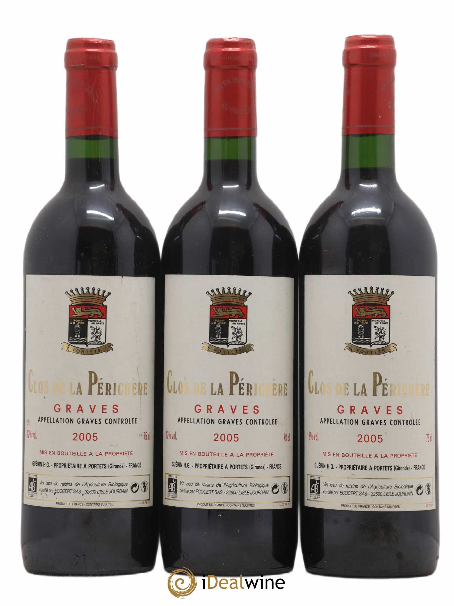 Graves Clos de la Périchère (sans prix de réserve) 2005 - Posten von 6 Flaschen - 2
