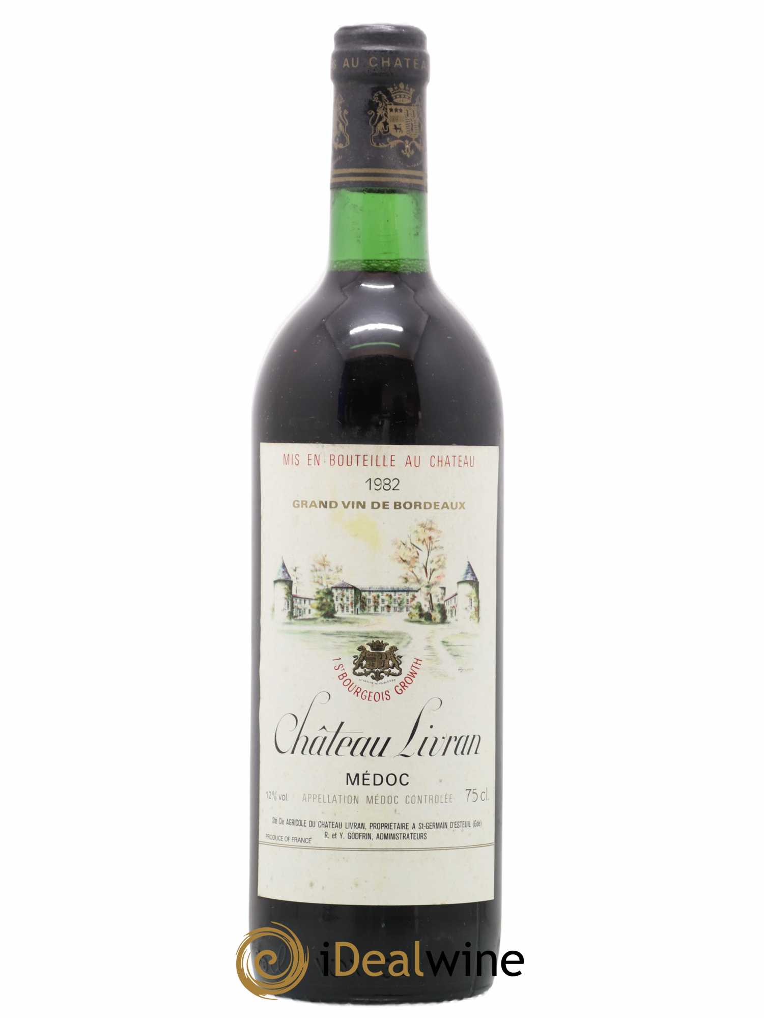 Château Livran Cru Bourgeois 1982 - Lot de 1 bouteille - 0