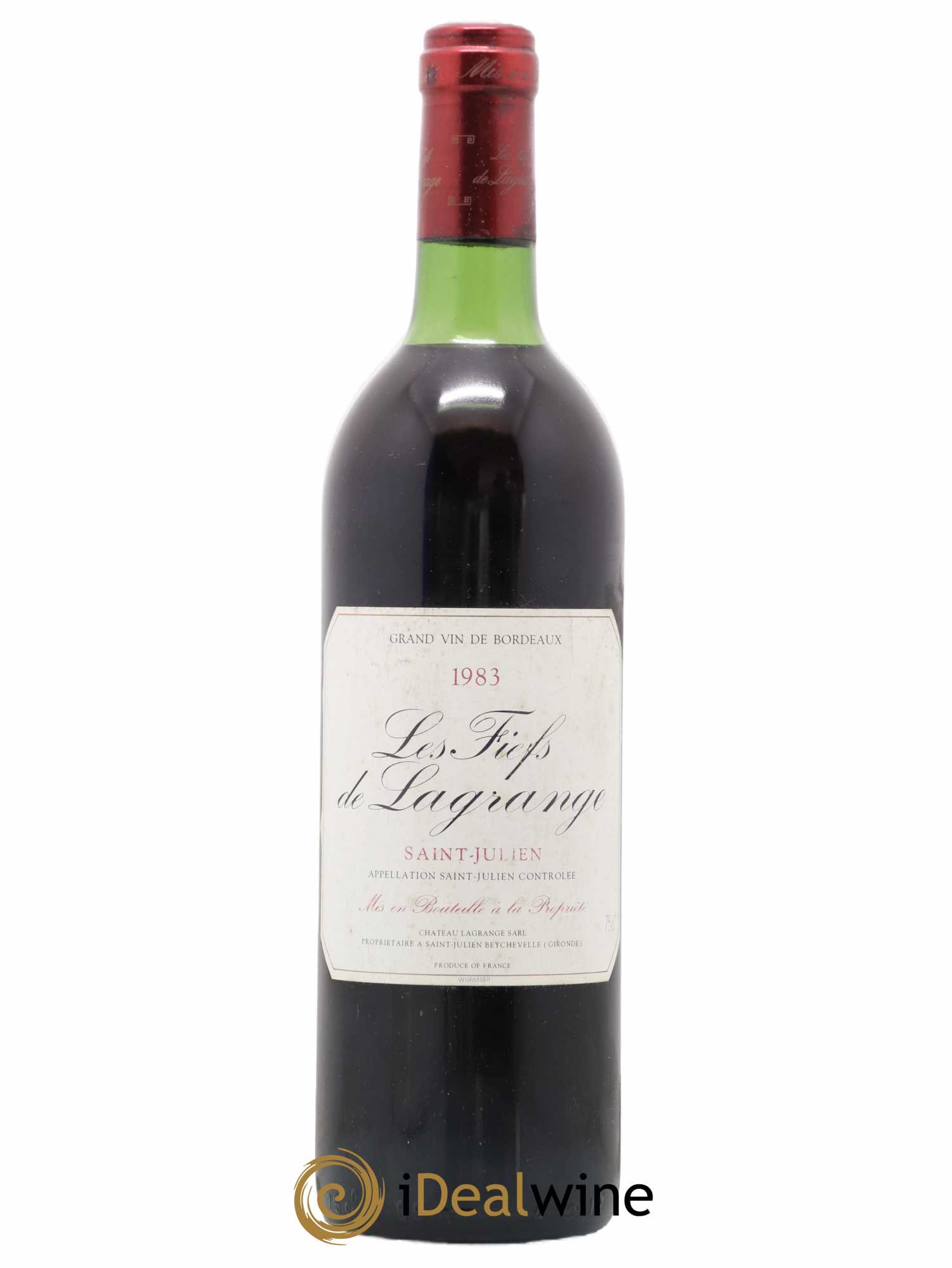 Les Fiefs de Lagrange Second Vin 1983 - Lot de 1 bouteille - 0