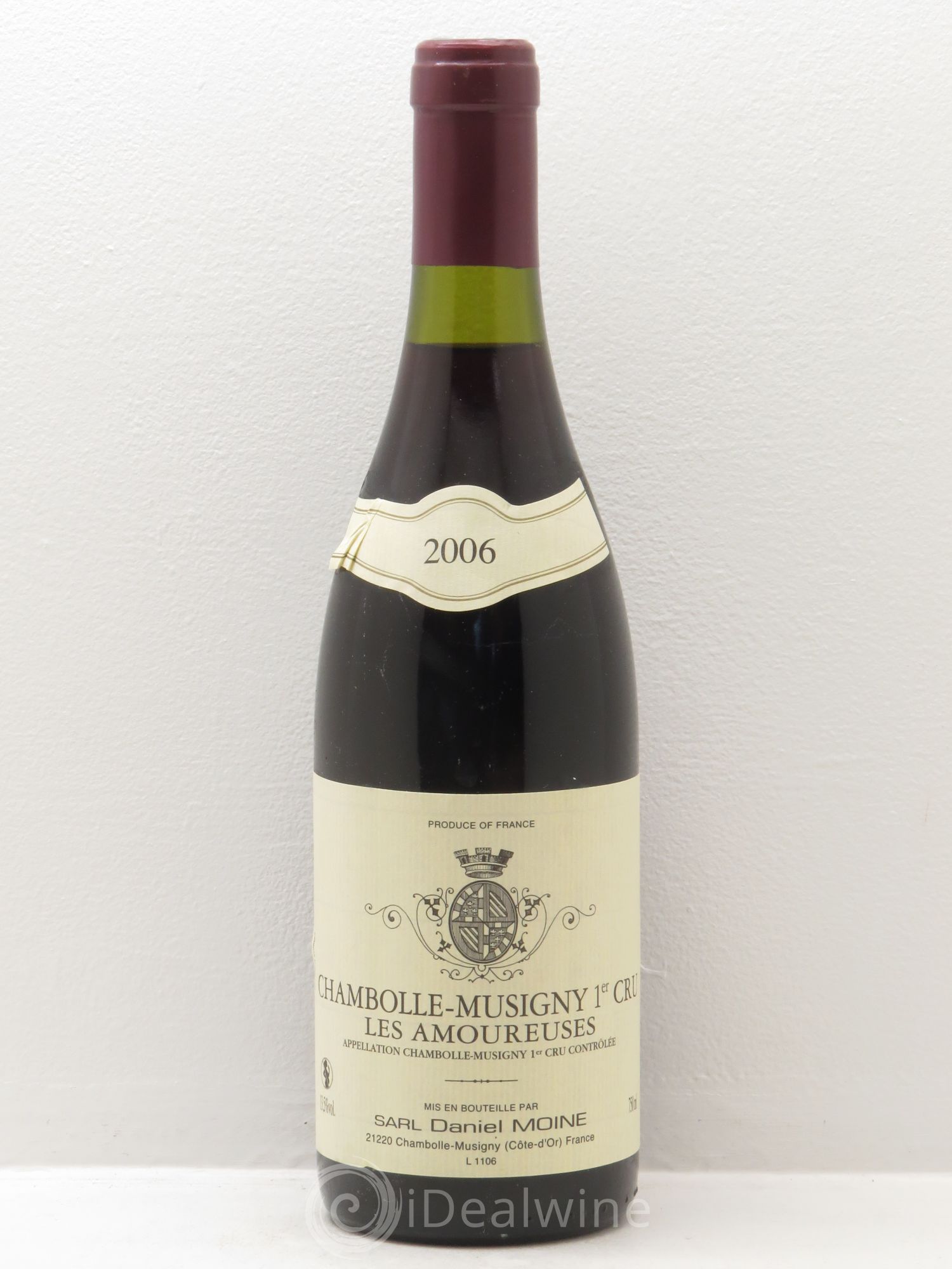 Chambolle-Musigny 1er Cru Daniel Moine 2006 - Lot de 1 bouteille - 0