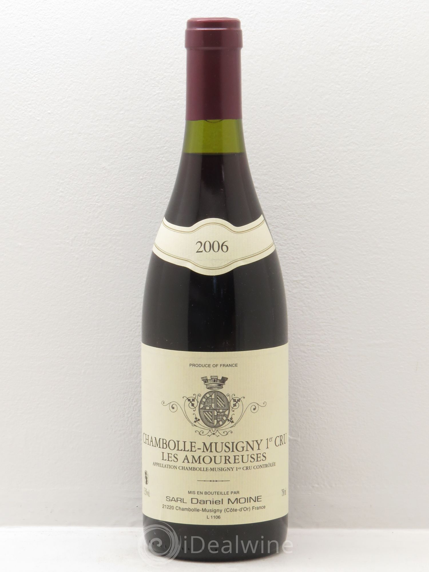 Chambolle-Musigny 1er Cru Daniel Moine 2006 - Lot de 1 bouteille - 0