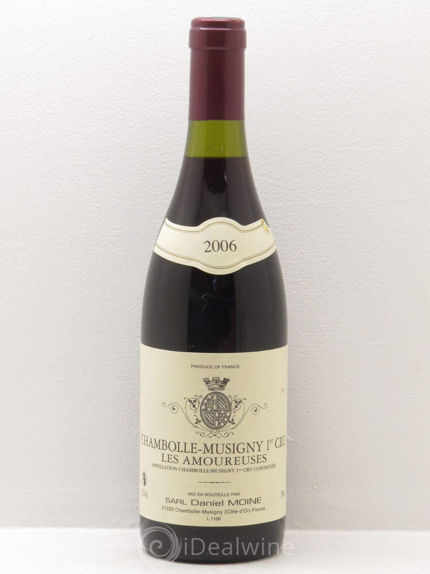 Chambolle-Musigny 1er Cru Daniel Moine 2006 - Lot de 1 bouteille - 0