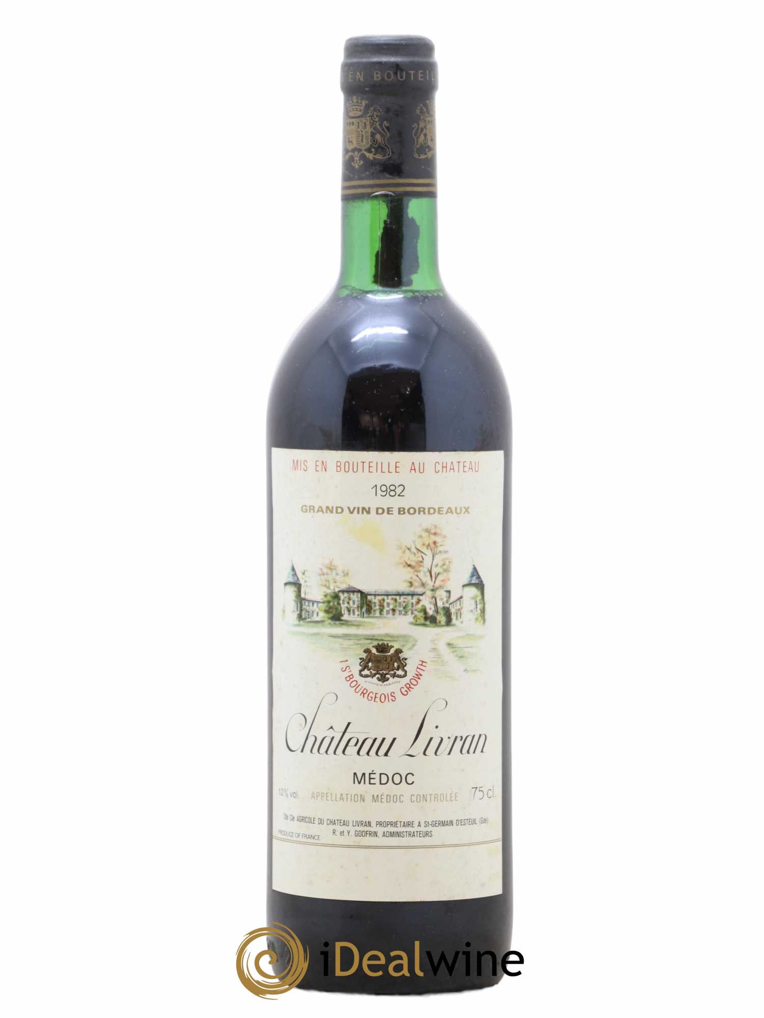 Médoc Château Livrant 1982 - Posten von 1 Flasche - 0