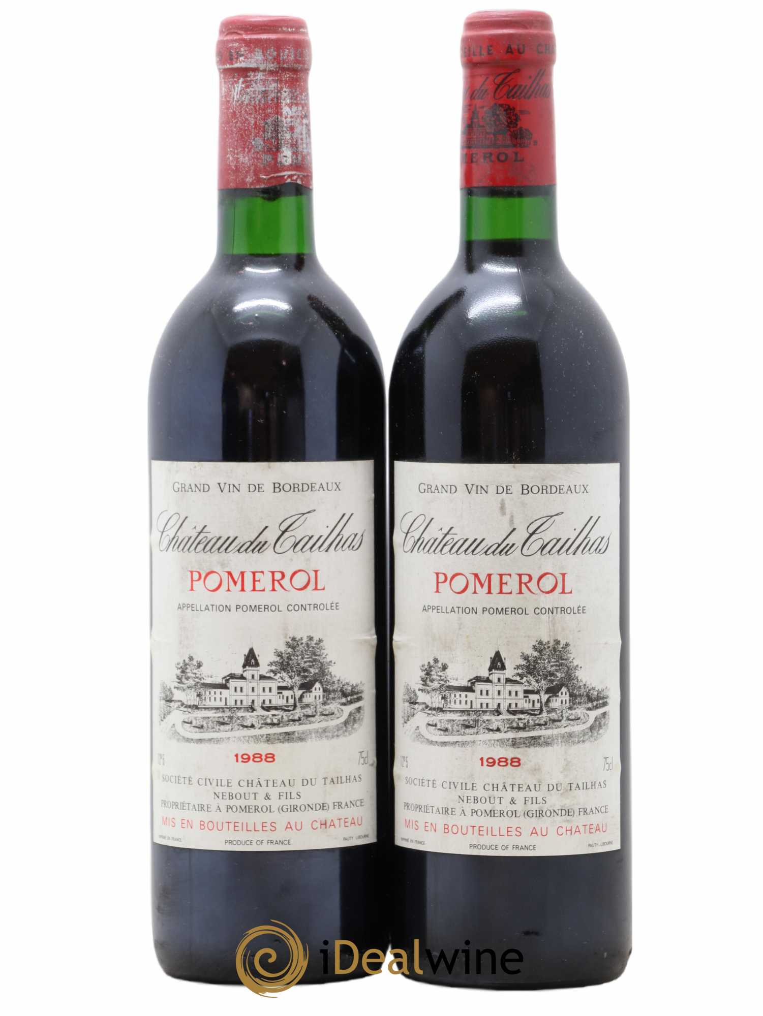 Pomerol Château du Tailhas 1988 - Posten von 2 Flaschen - 0