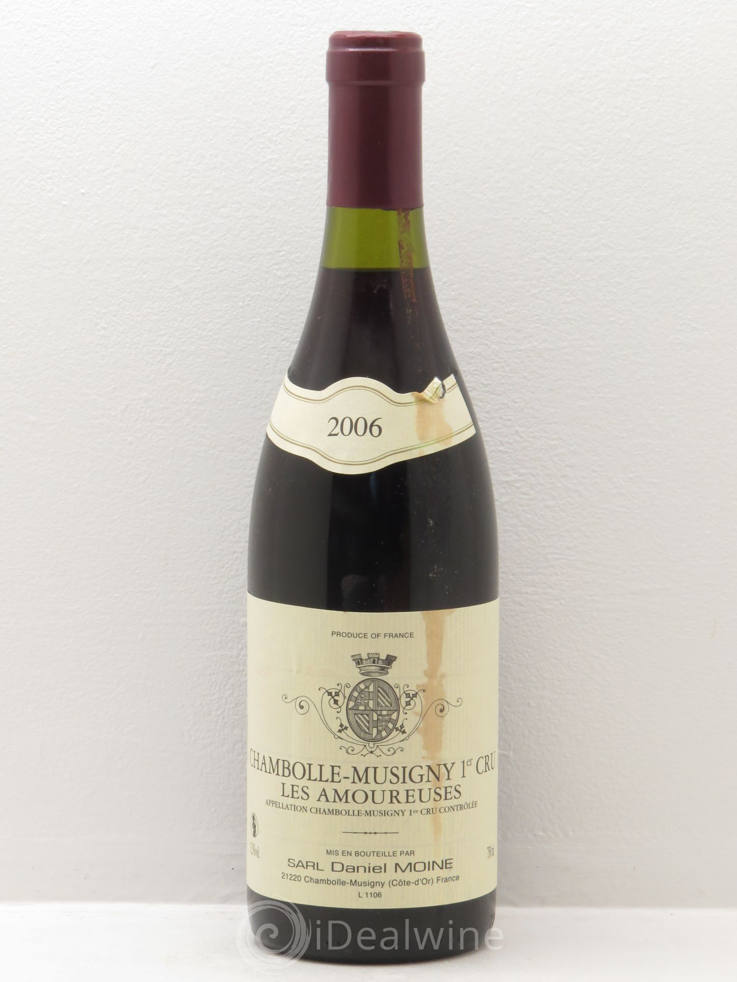 Chambolle-Musigny 1er Cru Daniel Moine 2006 - Lot de 1 bouteille - 0
