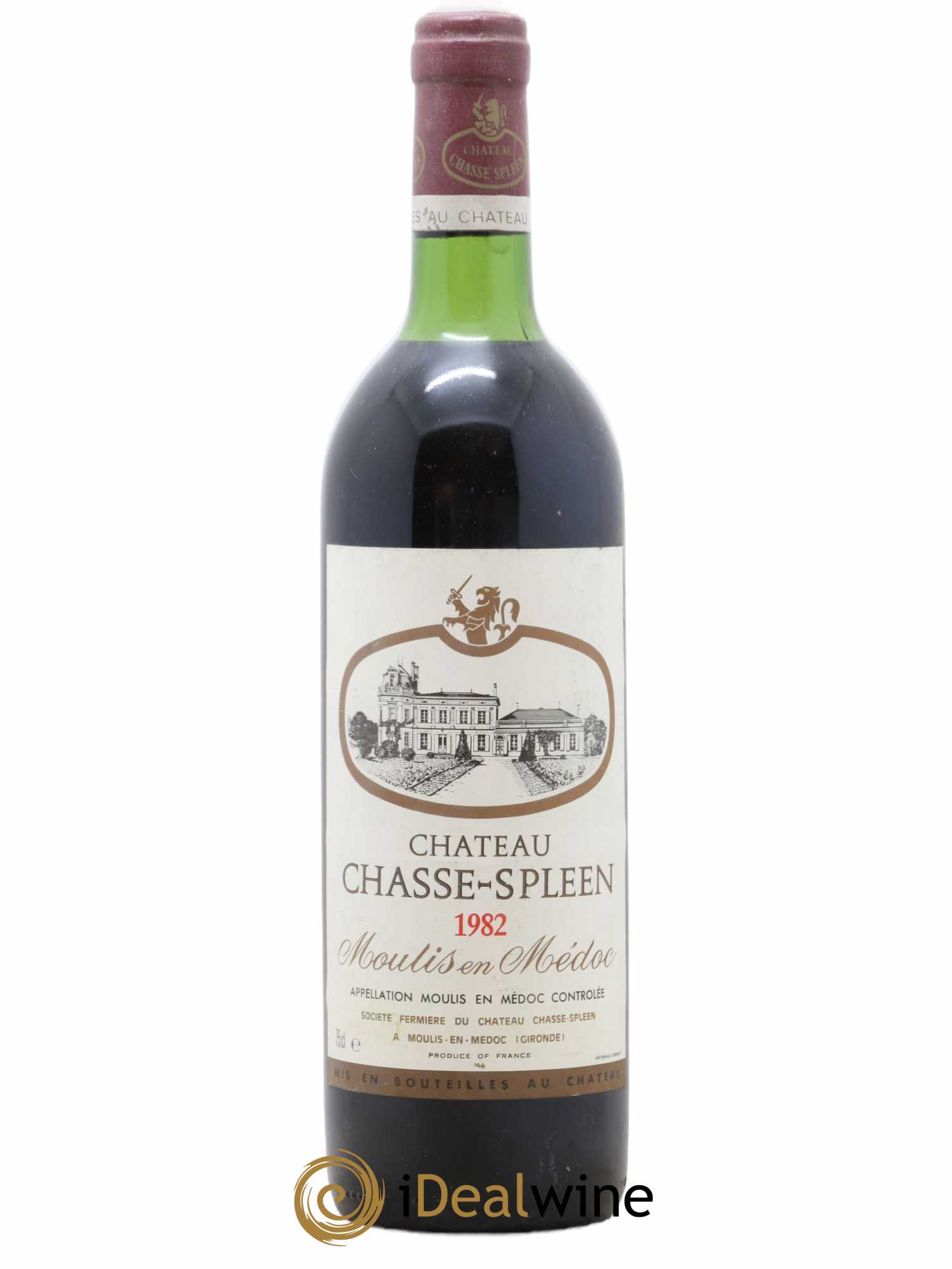 Château Chasse Spleen 1982 - Lot de 1 bouteille - 0