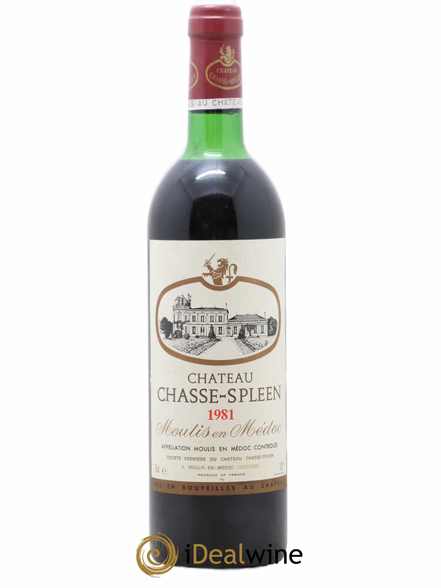Château Chasse Spleen 1981 - Lot de 1 bouteille - 0
