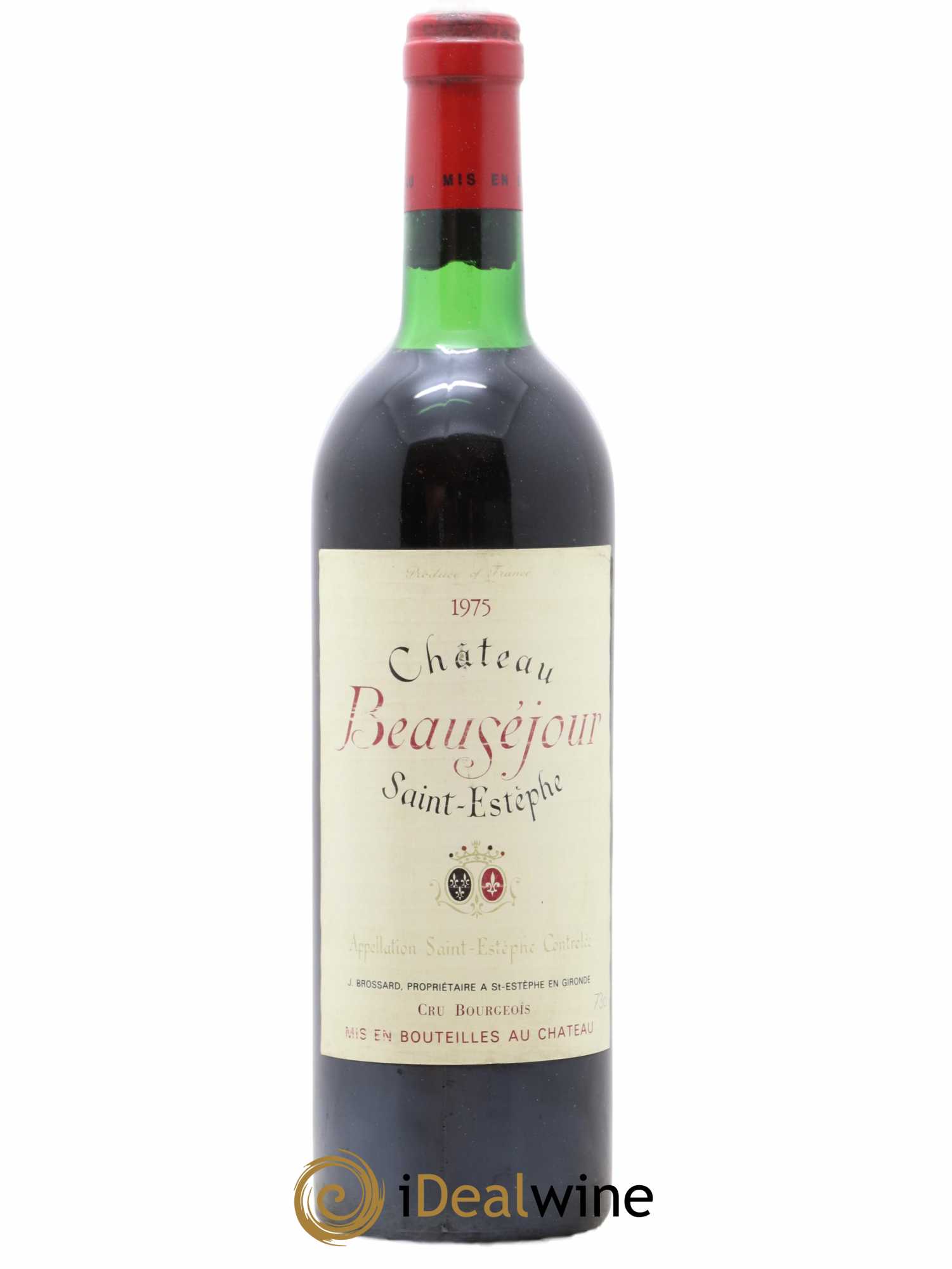 Saint-Estèphe (senza prezzo di riserva) 1975 - Lotto di 1 bottiglia - 0