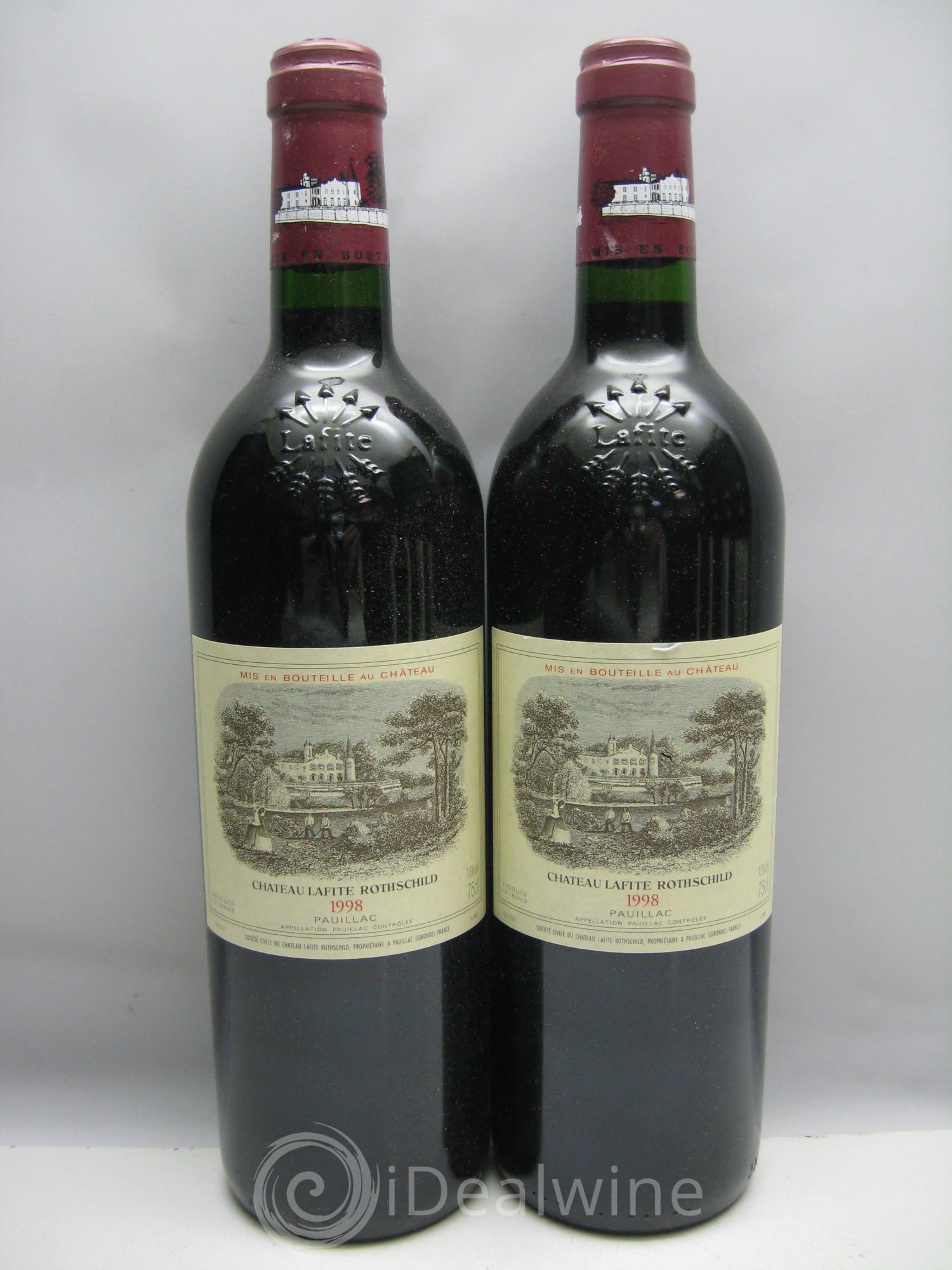 Château Lafite Rothschild 1er Grand Cru Classé 1998 - Lot de 6 bouteilles - 0