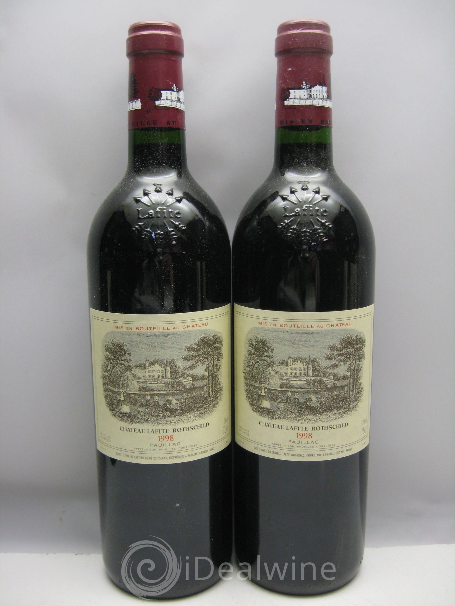 Château Lafite Rothschild 1er Grand Cru Classé 1998 - Lot de 6 bouteilles - 1