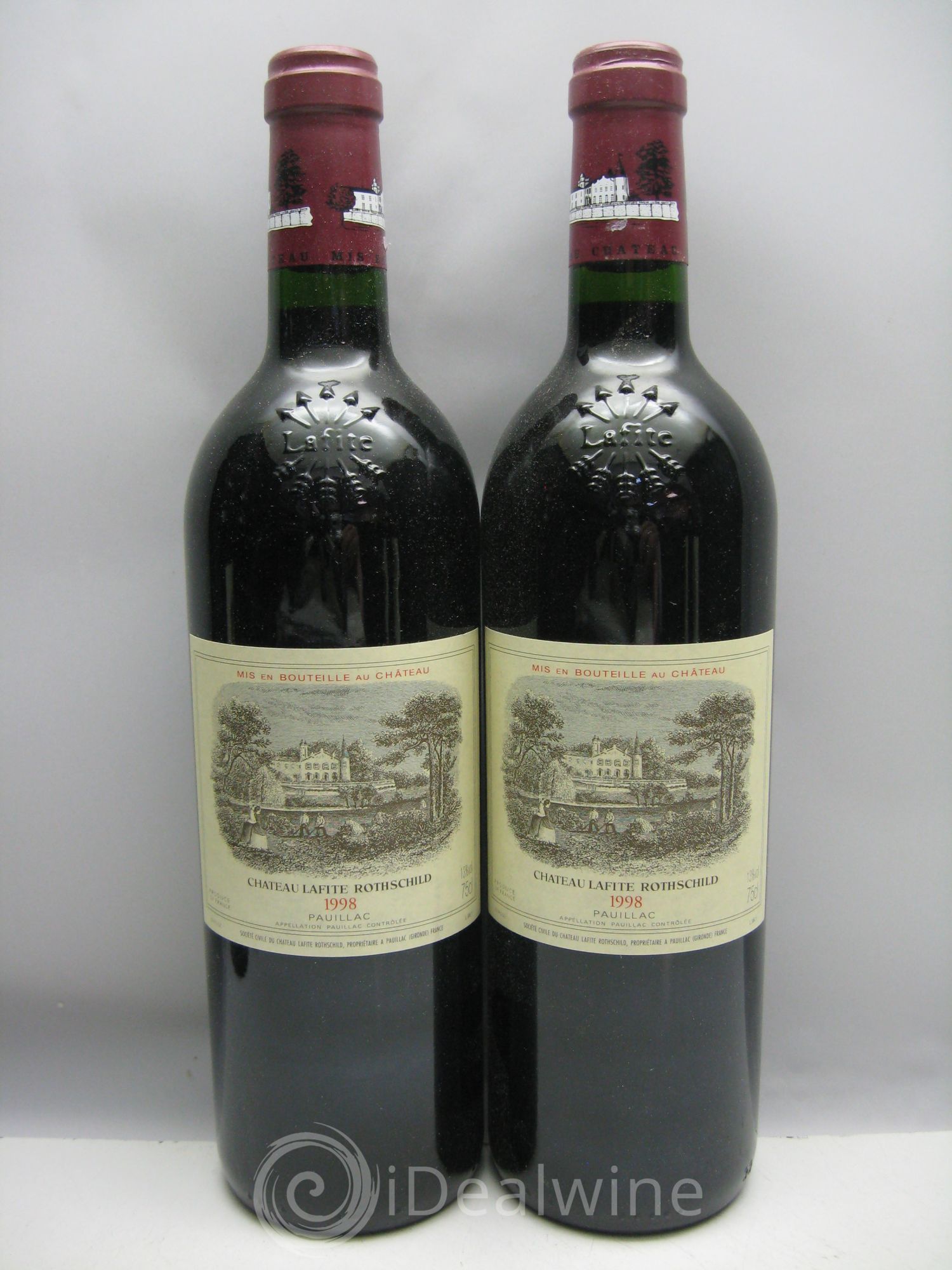 Château Lafite Rothschild 1er Grand Cru Classé 1998 - Lot de 6 bouteilles - 2