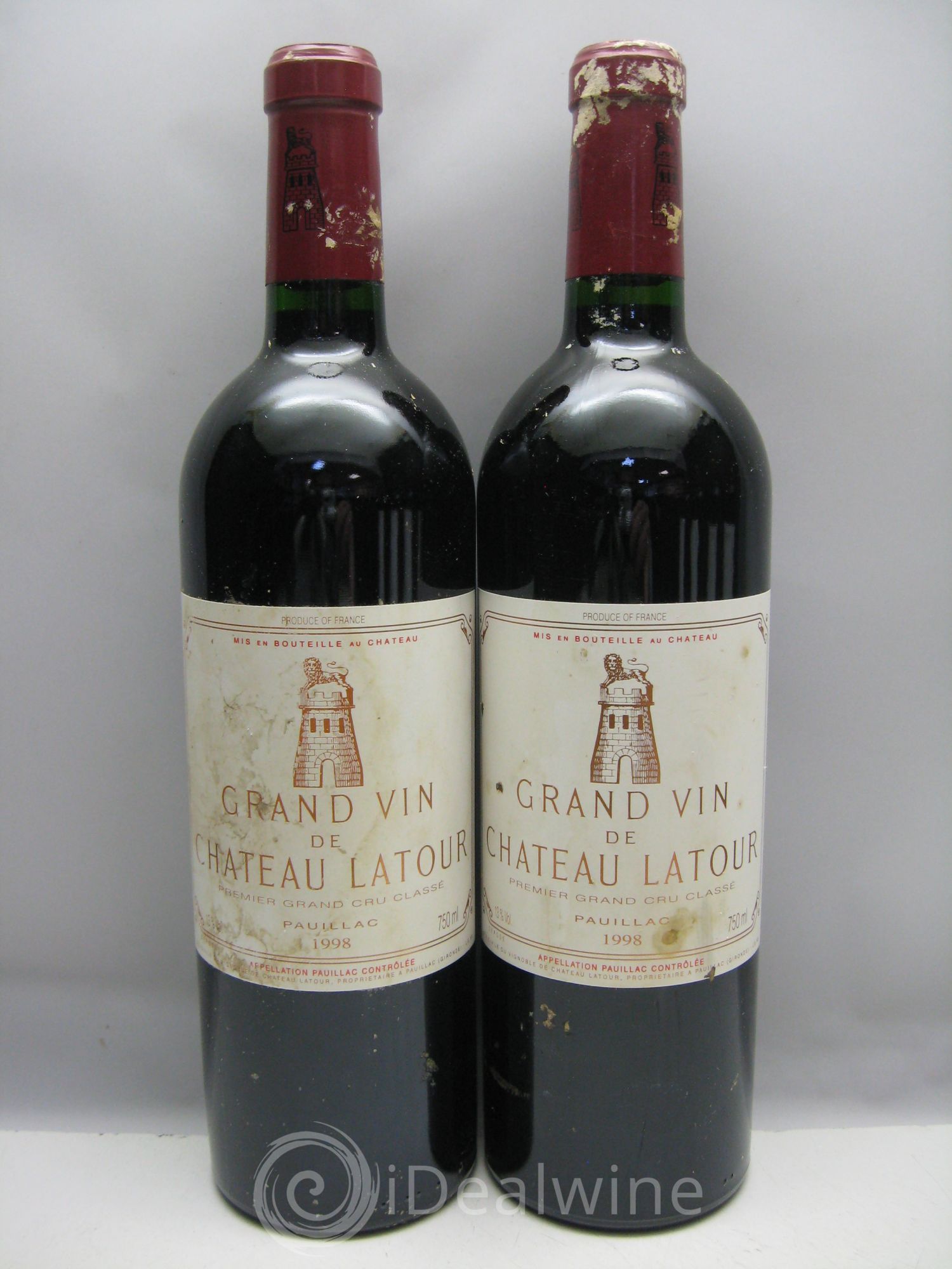 Château Latour 1er Grand Cru Classé 1998 - Lot de 6 bouteilles - 0