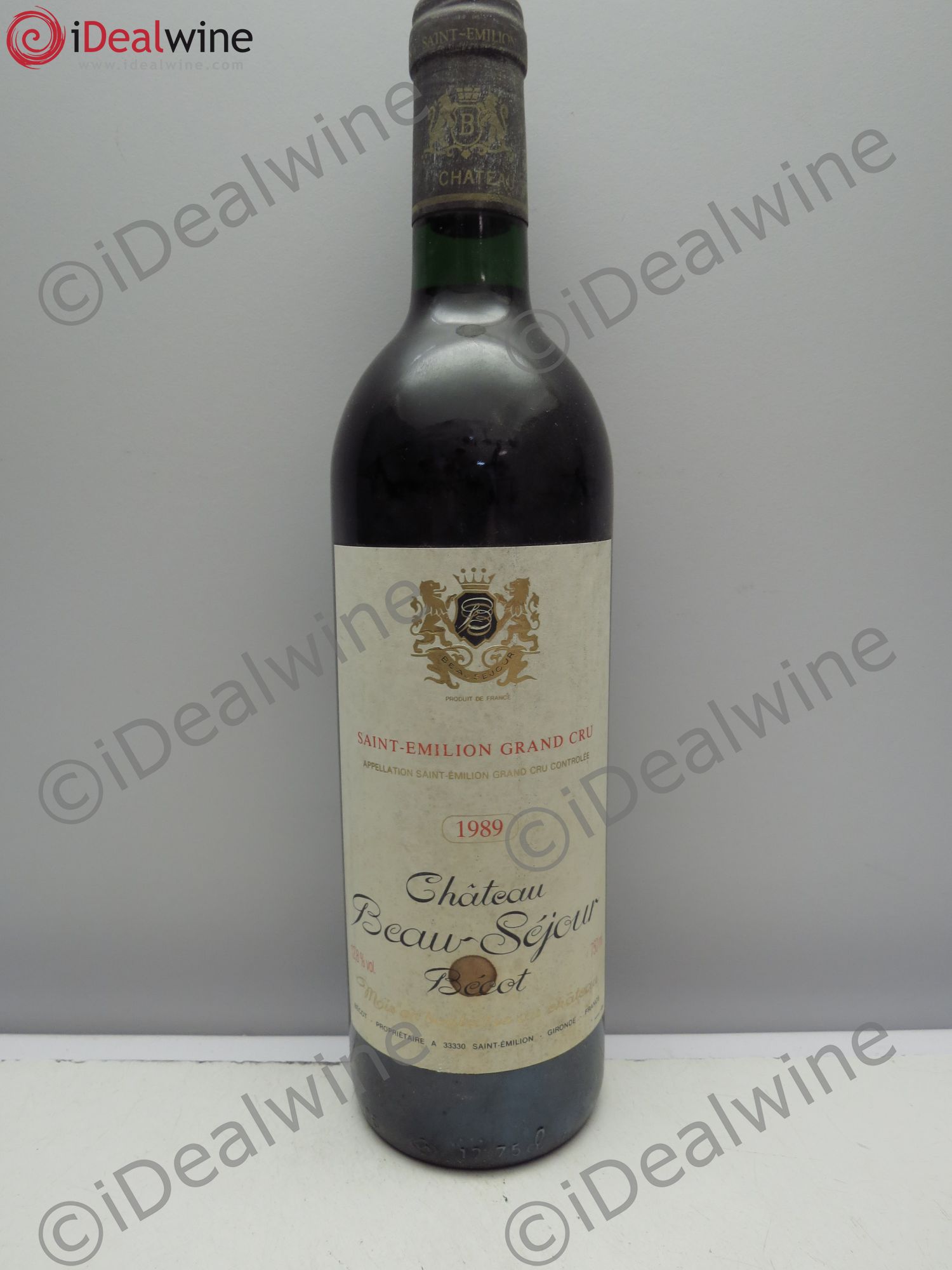 Château Beau-Séjour Bécot 1er Grand Cru Classé B 1989 - Lot de 1 bouteille - 0