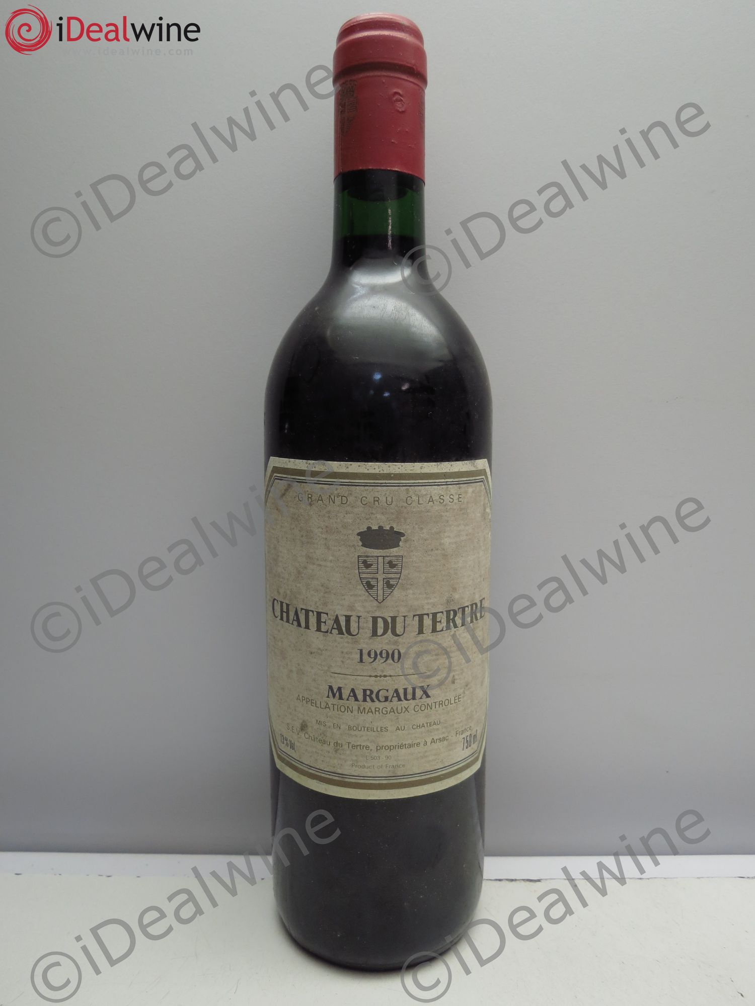 Château du Tertre 5ème Grand Cru Classé 1990 - Lot de 1 bouteille - 0