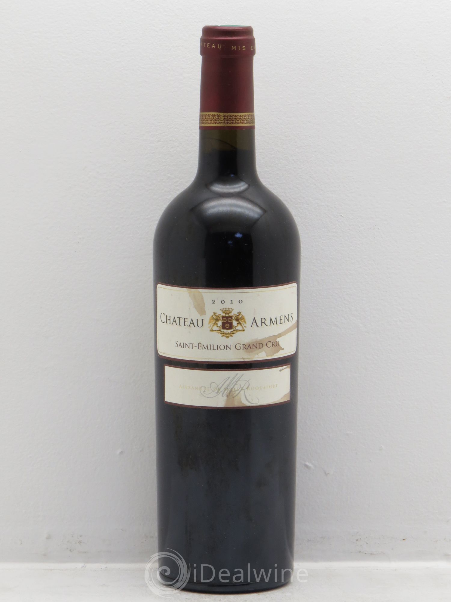 Château Armens Grand Cru 2010 - Lot de 1 bouteille - 0