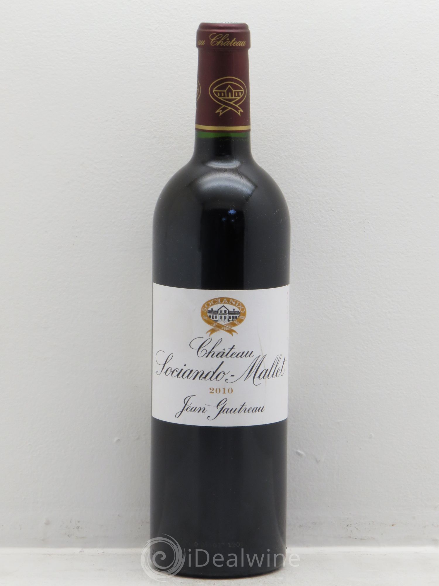 Château Sociando Mallet 2010 - Lot de 1 bouteille - 0