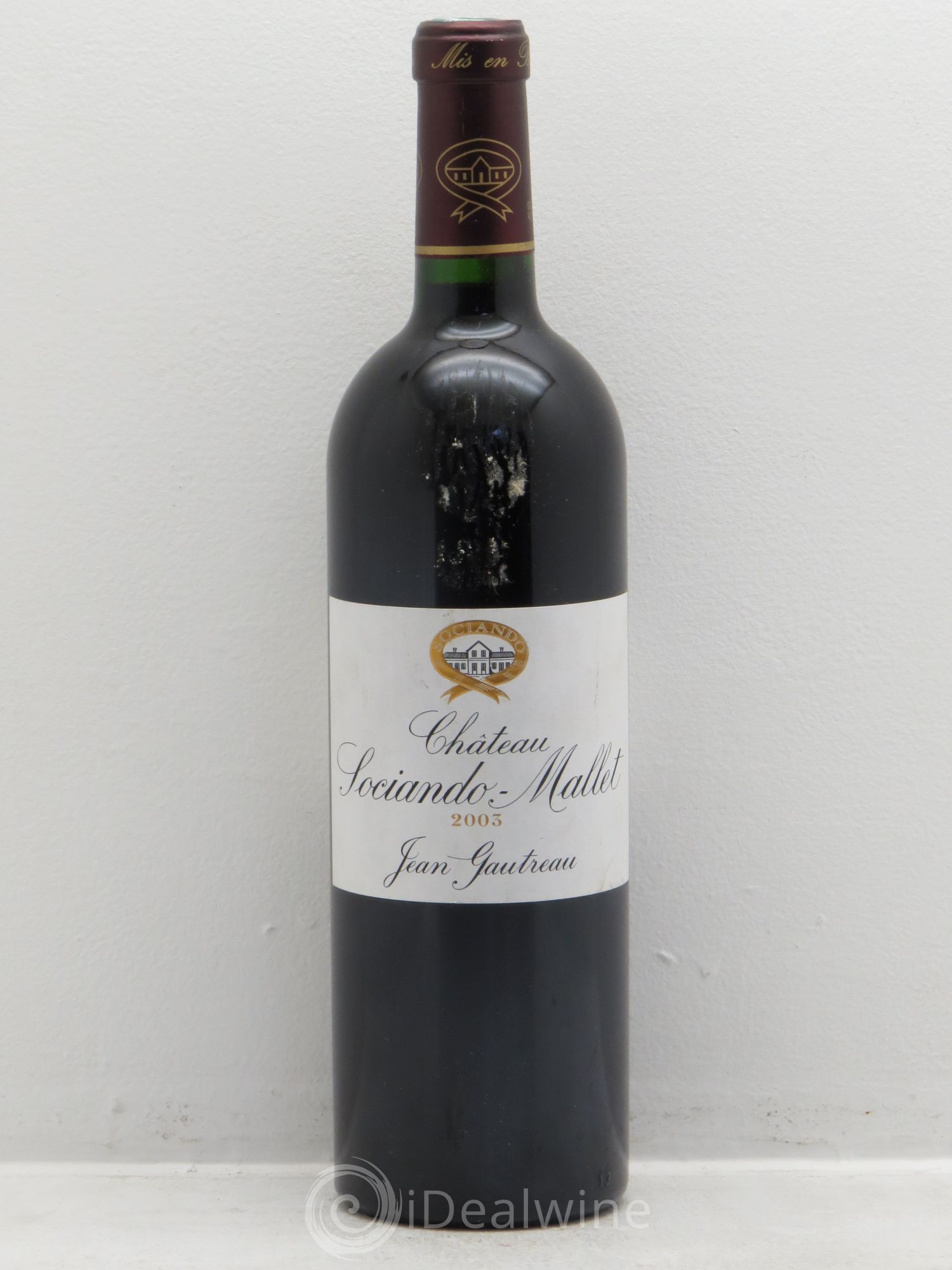 Château Sociando Mallet 2003 - Lot de 1 bouteille - 0
