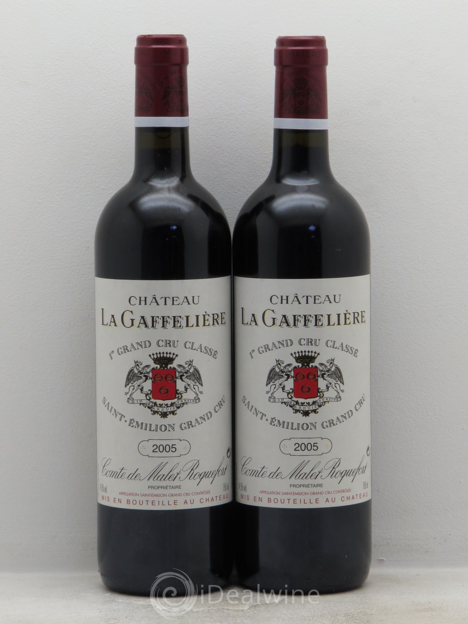 Château la Gaffelière 1er Grand Cru Classé B 2005 - Lot de 2 bouteilles - 0