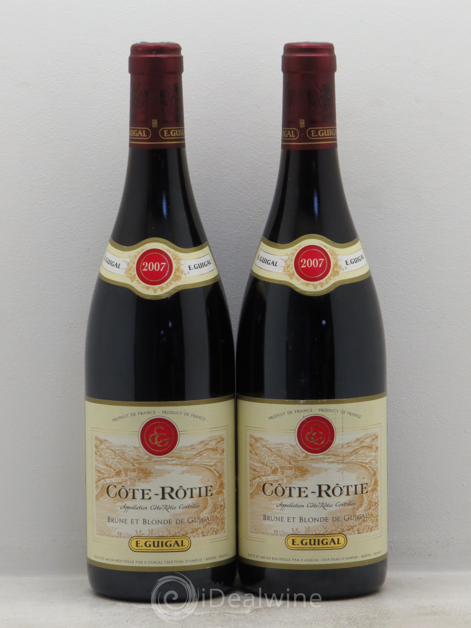 Côte-Rôtie Côtes Brune et Blonde Guigal 2007 - Lot de 2 bouteilles - 0