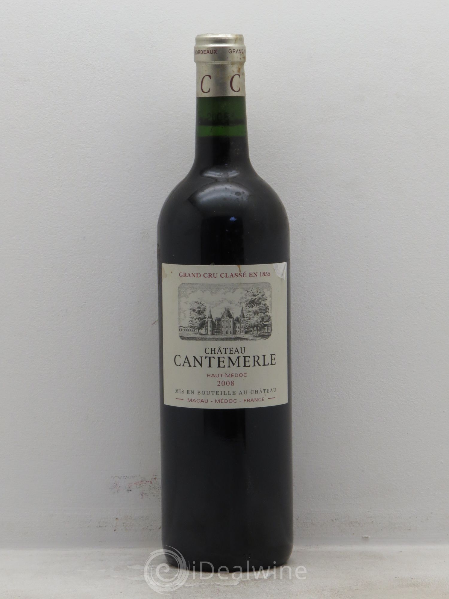 Château Cantemerle 5ème Grand Cru Classé 2008 - Lot de 1 bouteille - 0