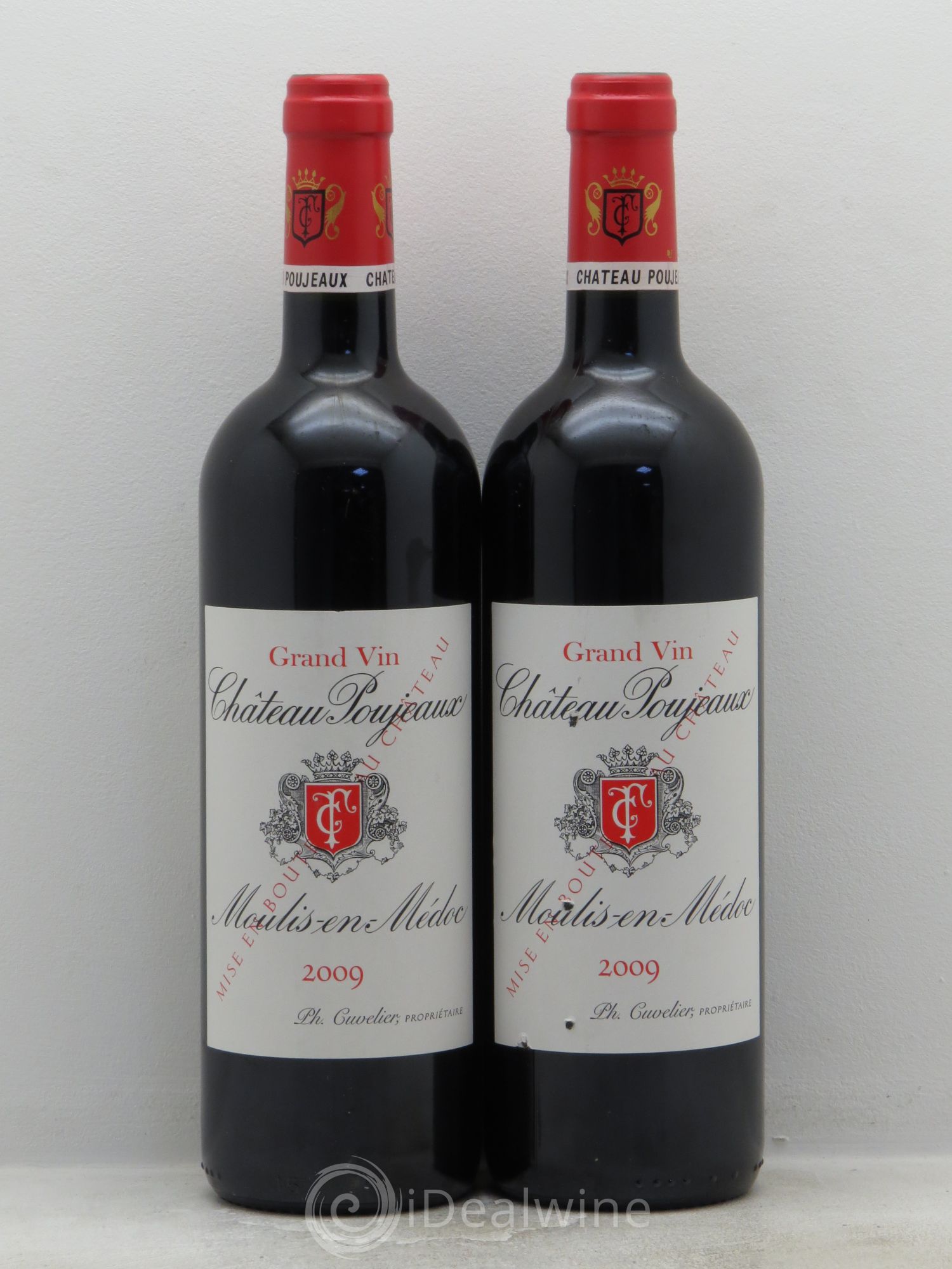 Château Poujeaux 2009 - Lot de 2 bouteilles - 0