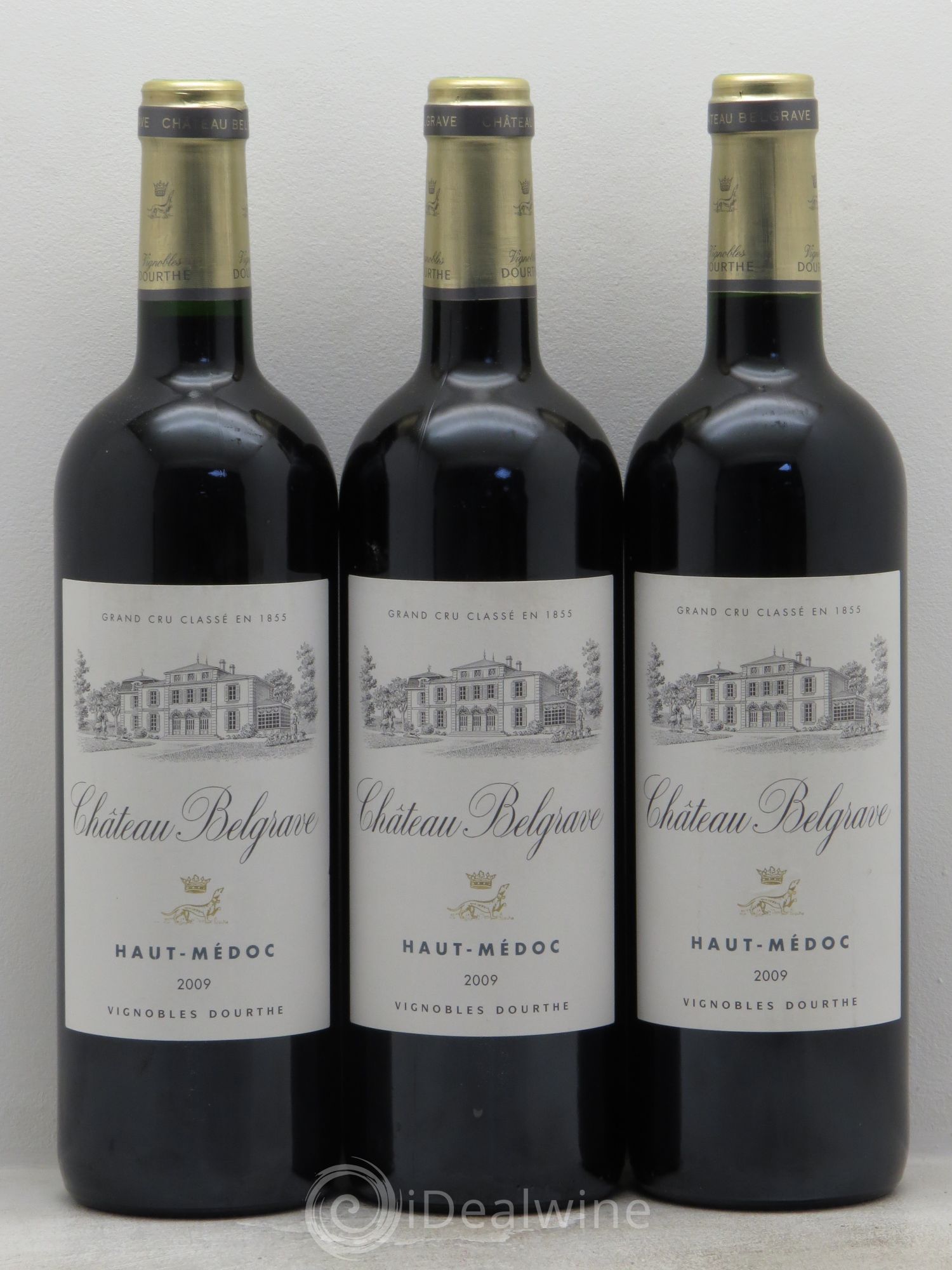 Château Belgrave 5ème Grand Cru Classé 2009 - Lot de 3 bouteilles - 0
