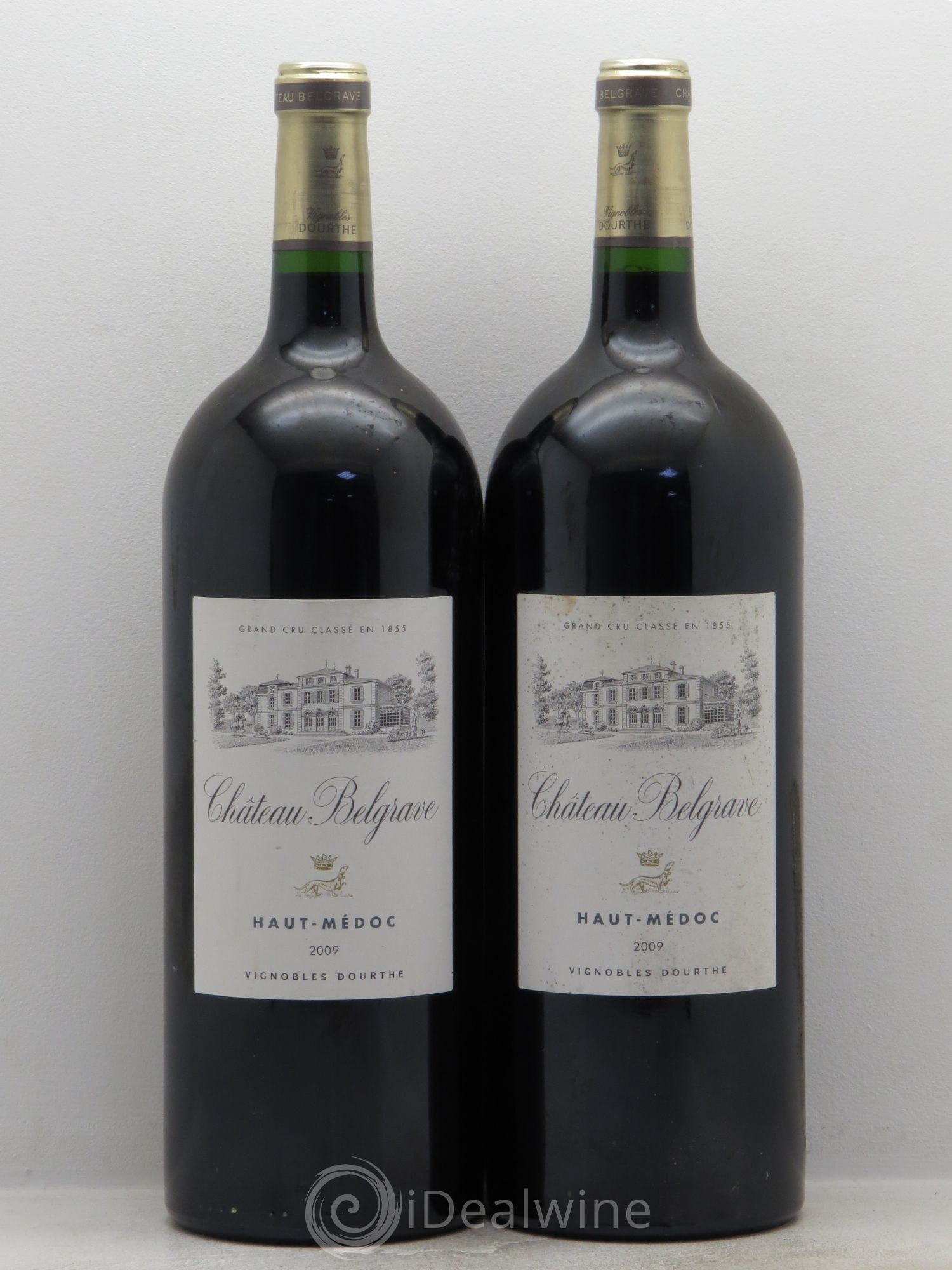 Château Belgrave 5ème Grand Cru Classé 2009 - Lot de 2 magnums - 0