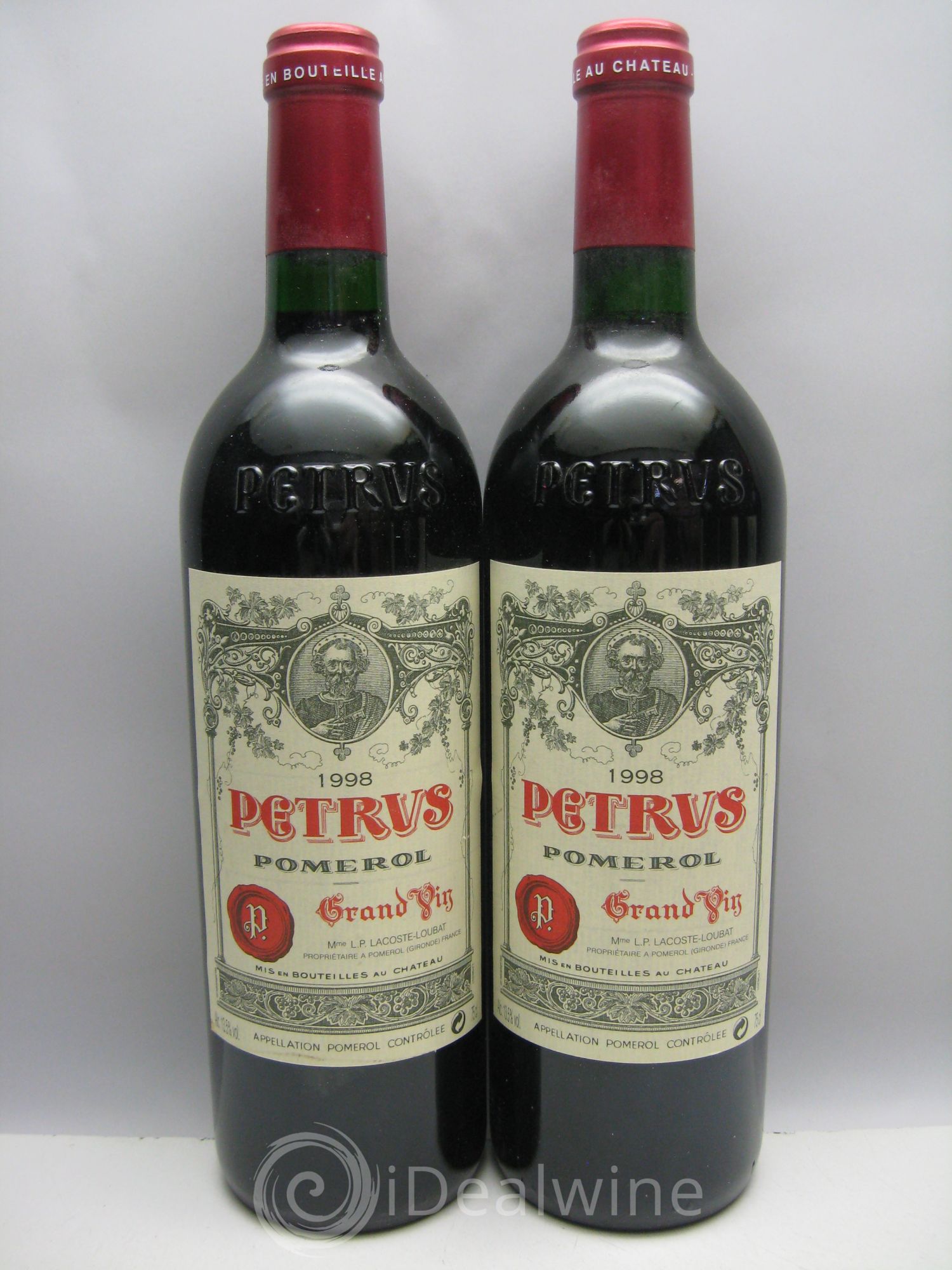 Petrus 1998 - Lot de 6 bouteilles - 0