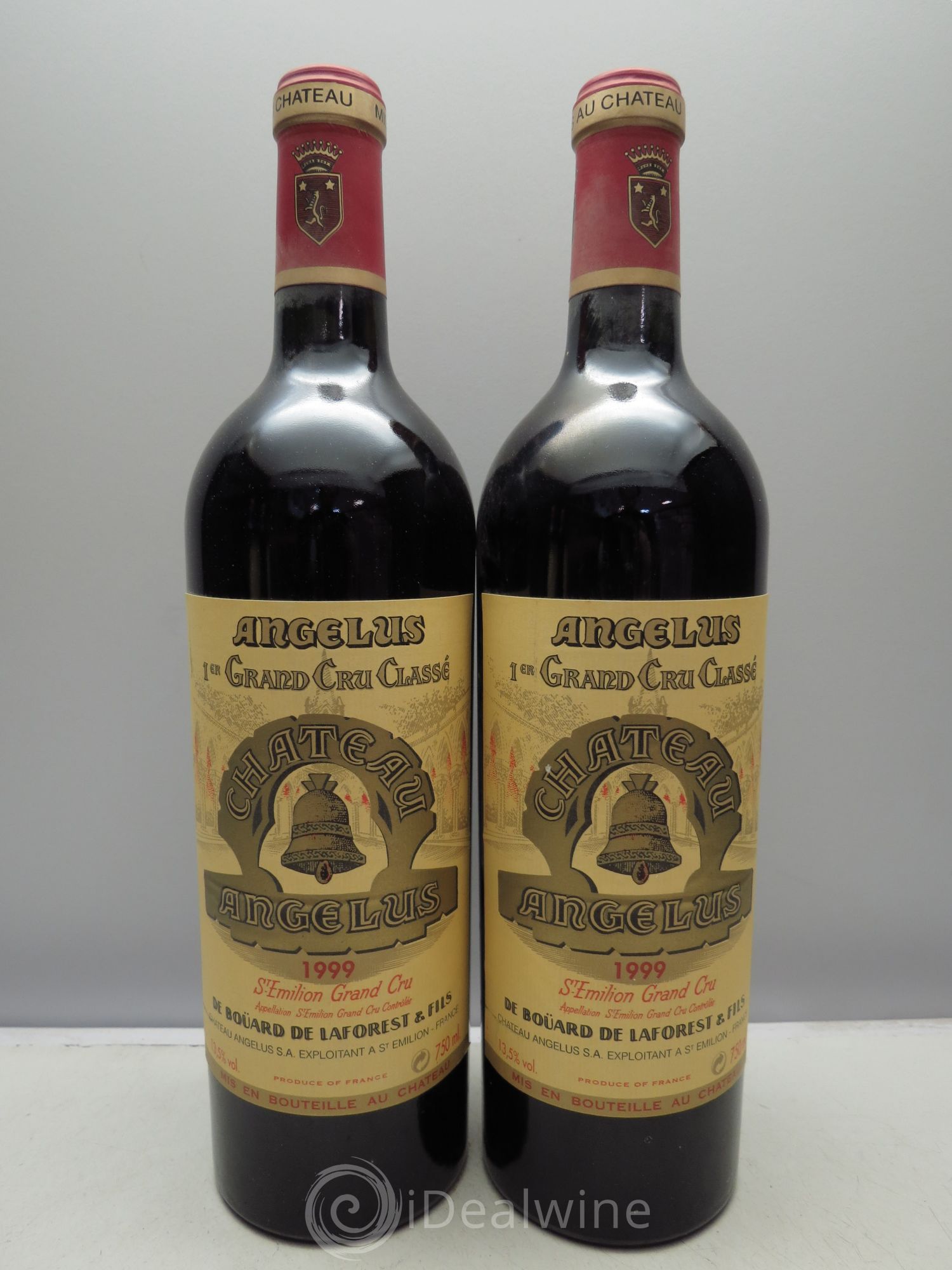 Château Angélus 1er Grand Cru Classé A 1999 - Lot de 12 bouteilles - 1