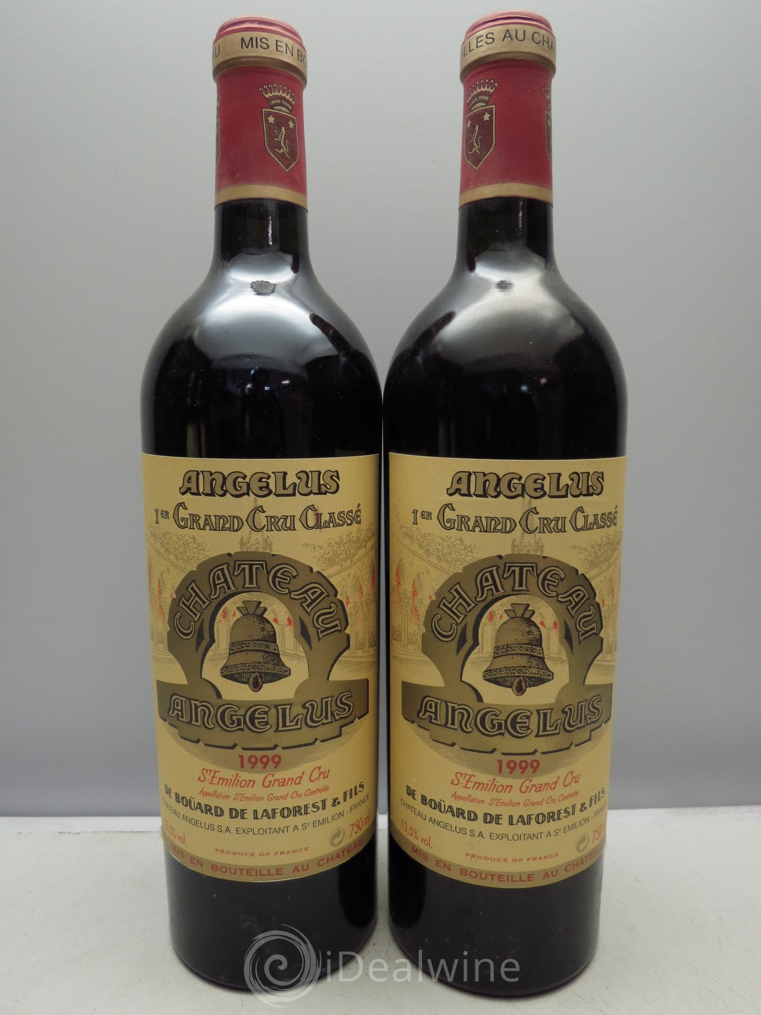 Château Angélus 1er Grand Cru Classé A 1999 - Lot de 12 bouteilles - 1