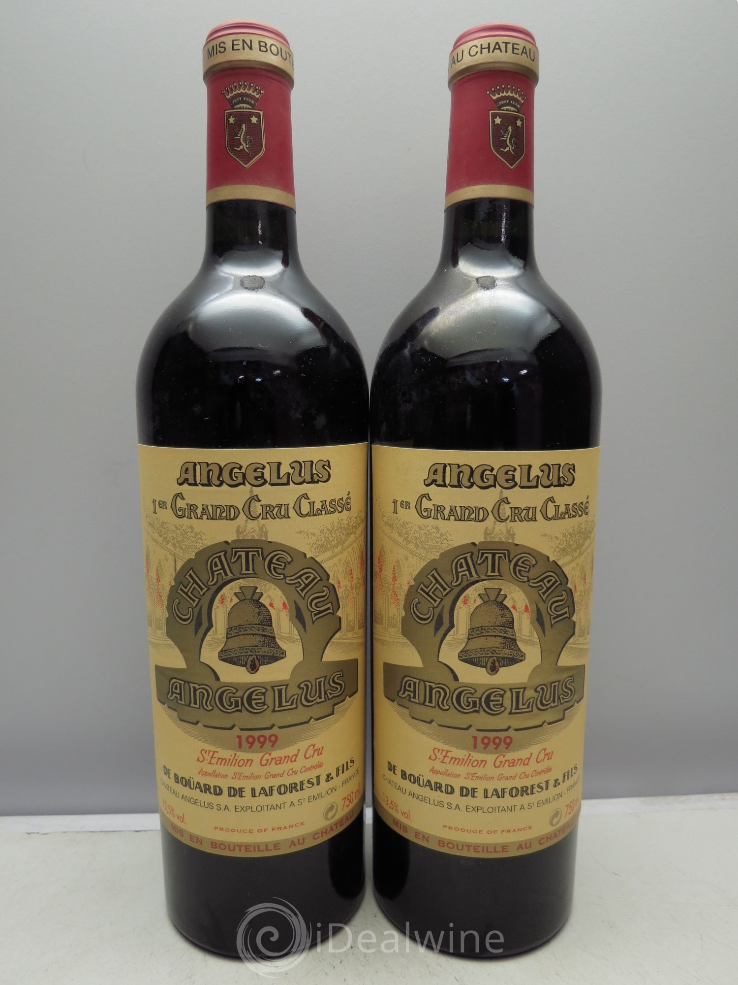 Château Angélus 1er Grand Cru Classé A 1999 - Lot de 12 bouteilles - 5