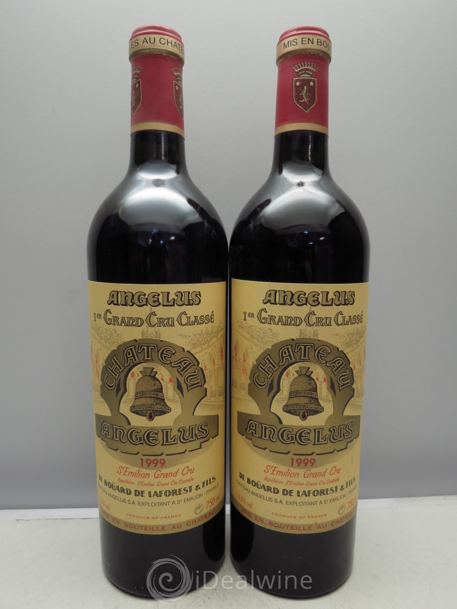 Château Angélus 1er Grand Cru Classé A 1999 - Lot de 12 bouteilles - 6