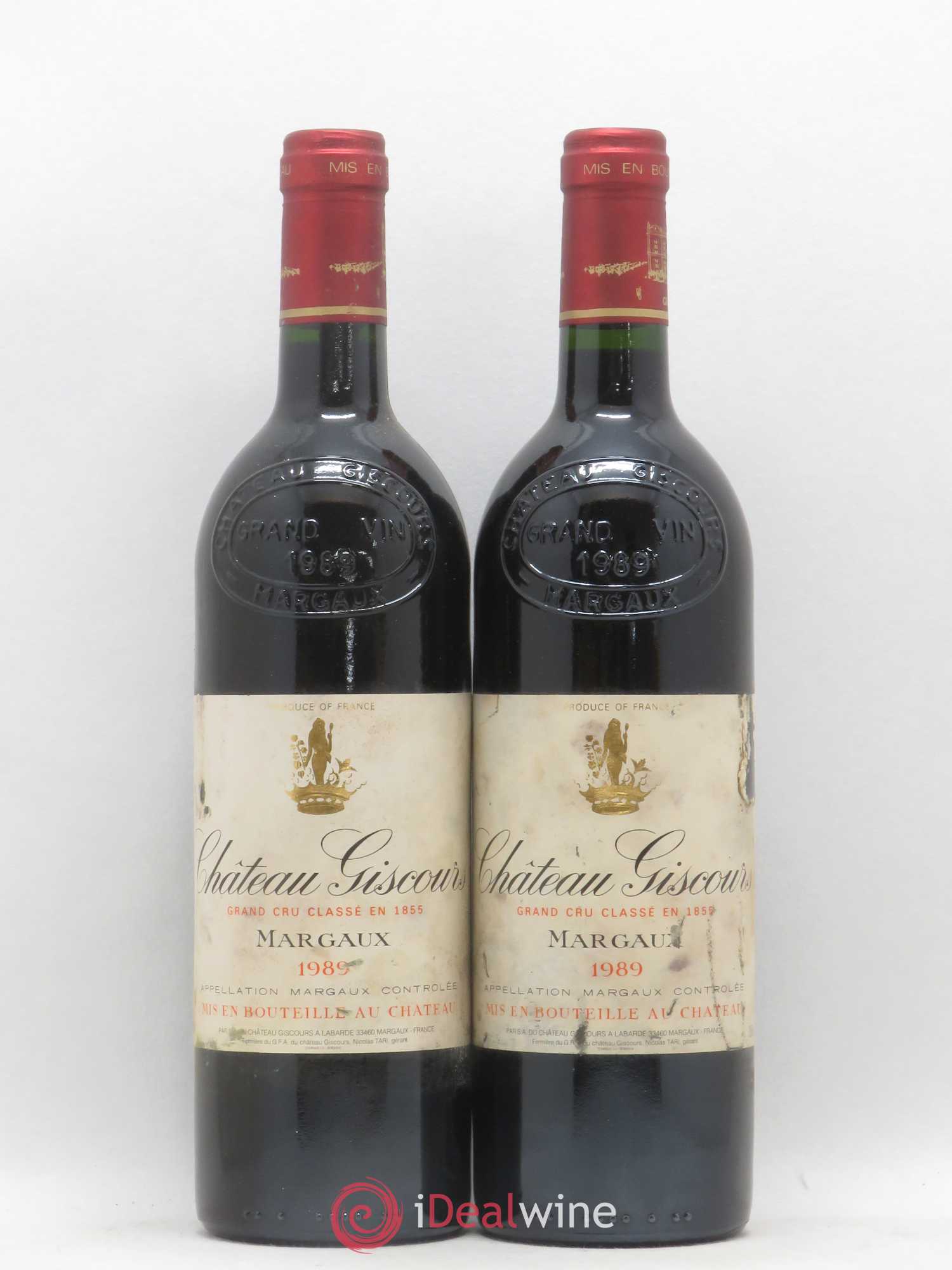 Château Giscours 3ème Grand Cru Classé 1989 - Lot de 2 bouteilles - 0