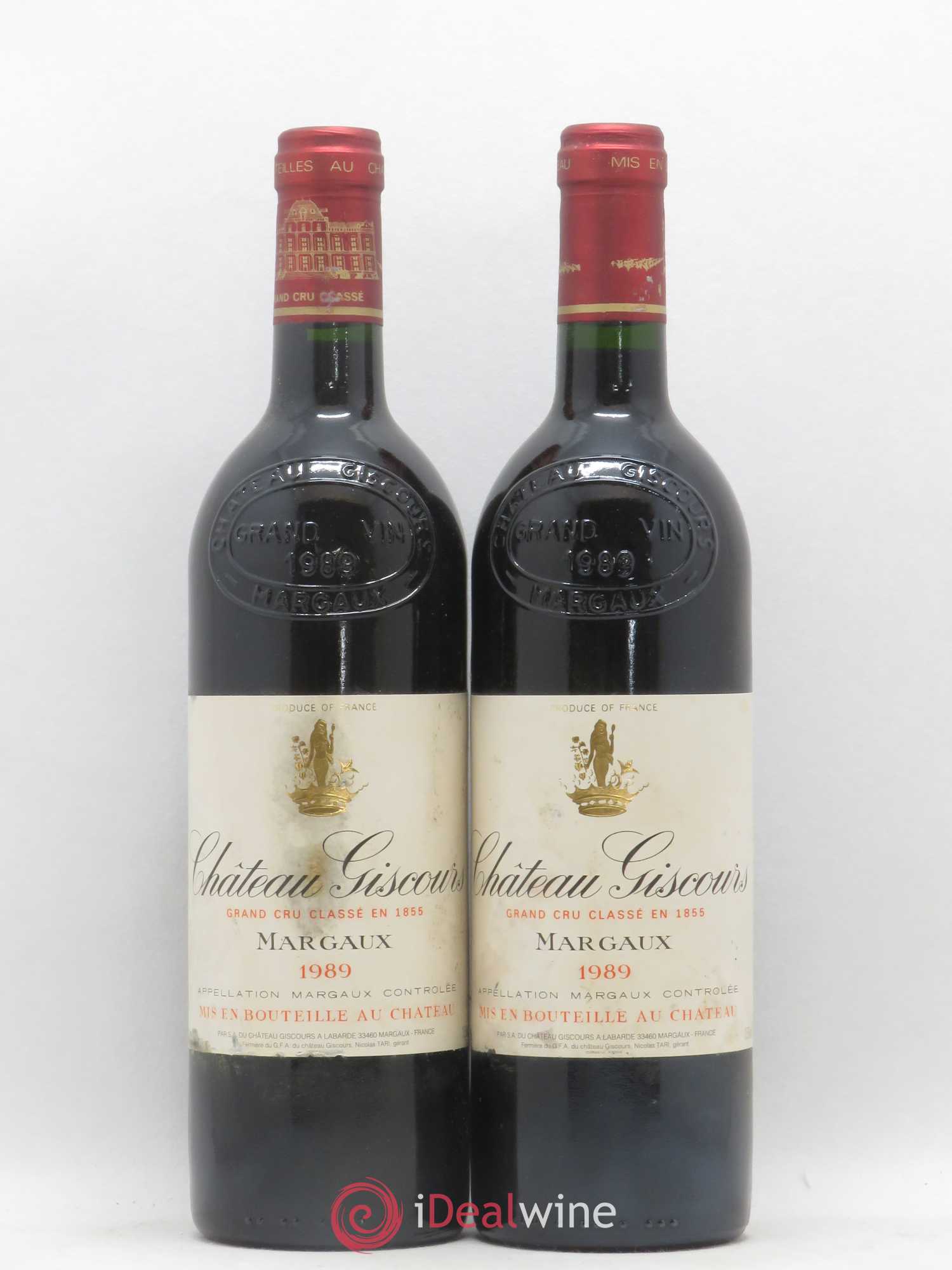 Château Giscours 3ème Grand Cru Classé 1989 - Lot de 2 bouteilles - 0